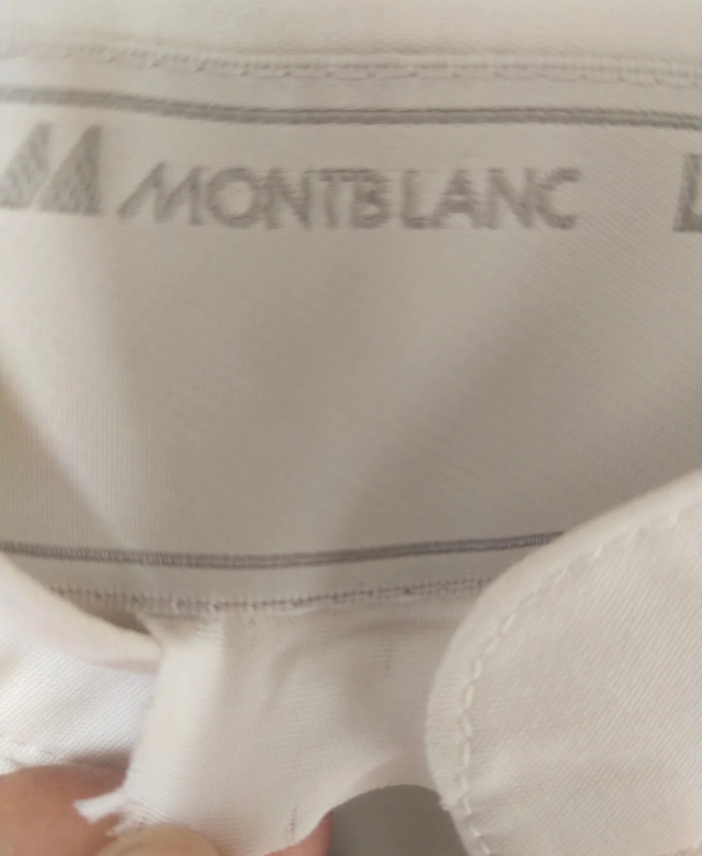 Montblanc Montblanc Basic White Longsleeve Shirt Size US L / EU 52-54 / 3 - 6 Thumbnail