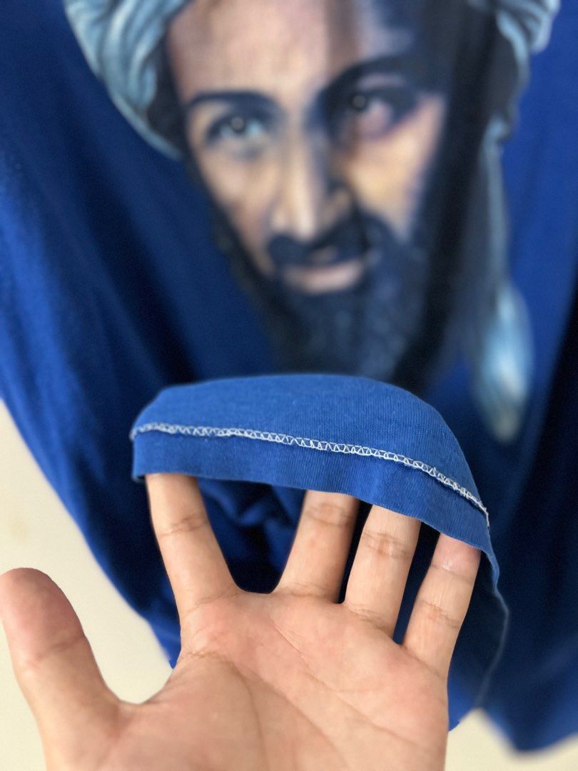 Vintage Vintage Osama Bin Laden Rare Graphic Tee Size US M / EU 48-50 / 2 - 8 Thumbnail