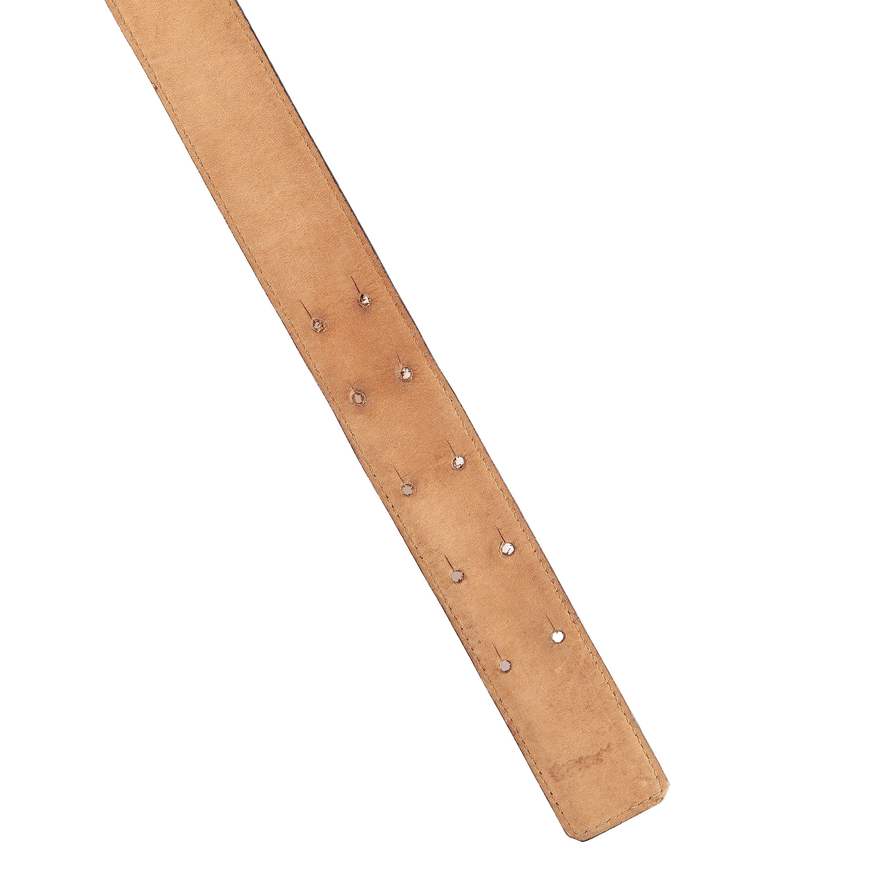 Moschino Moschino Brown Golden Leather Belt (80 cm) Size ONE SIZE - 5 Thumbnail