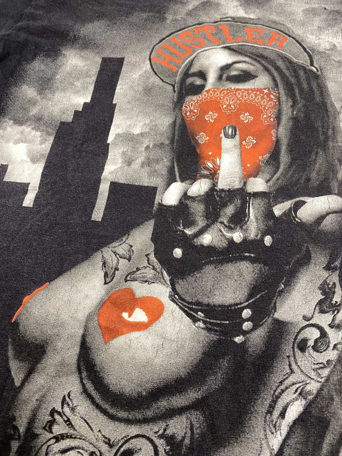 Japanese Brand Vintage Hustler Naked Girl Tee Size US S / EU 44-46 / 1 - 6 Thumbnail