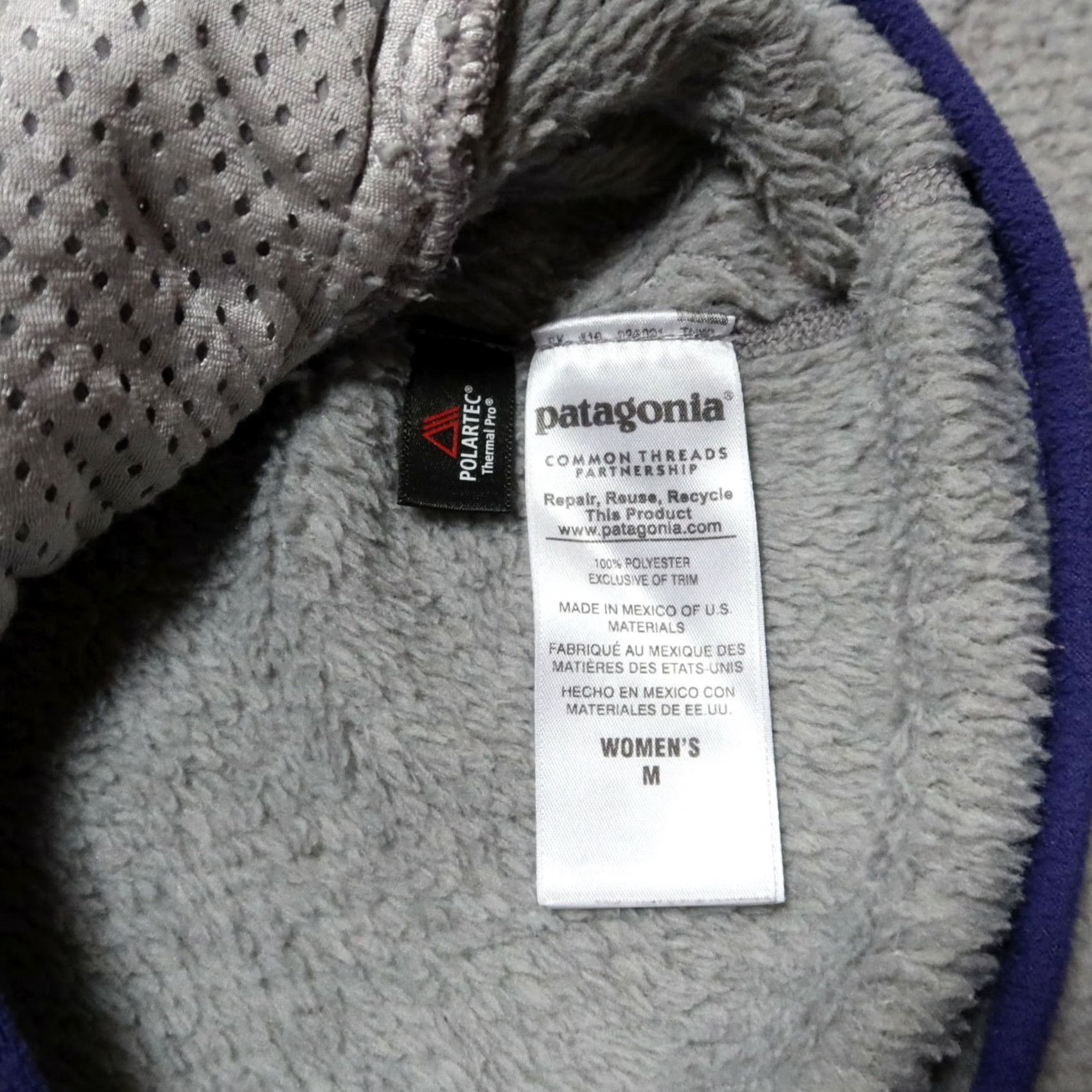 Patagonia Patagonia Re-Tool Snap-T Fleece Pullover Womens M Grey Sweatshirt Sweater Size M / US 6-8 / IT 42-44 - 6 Thumbnail