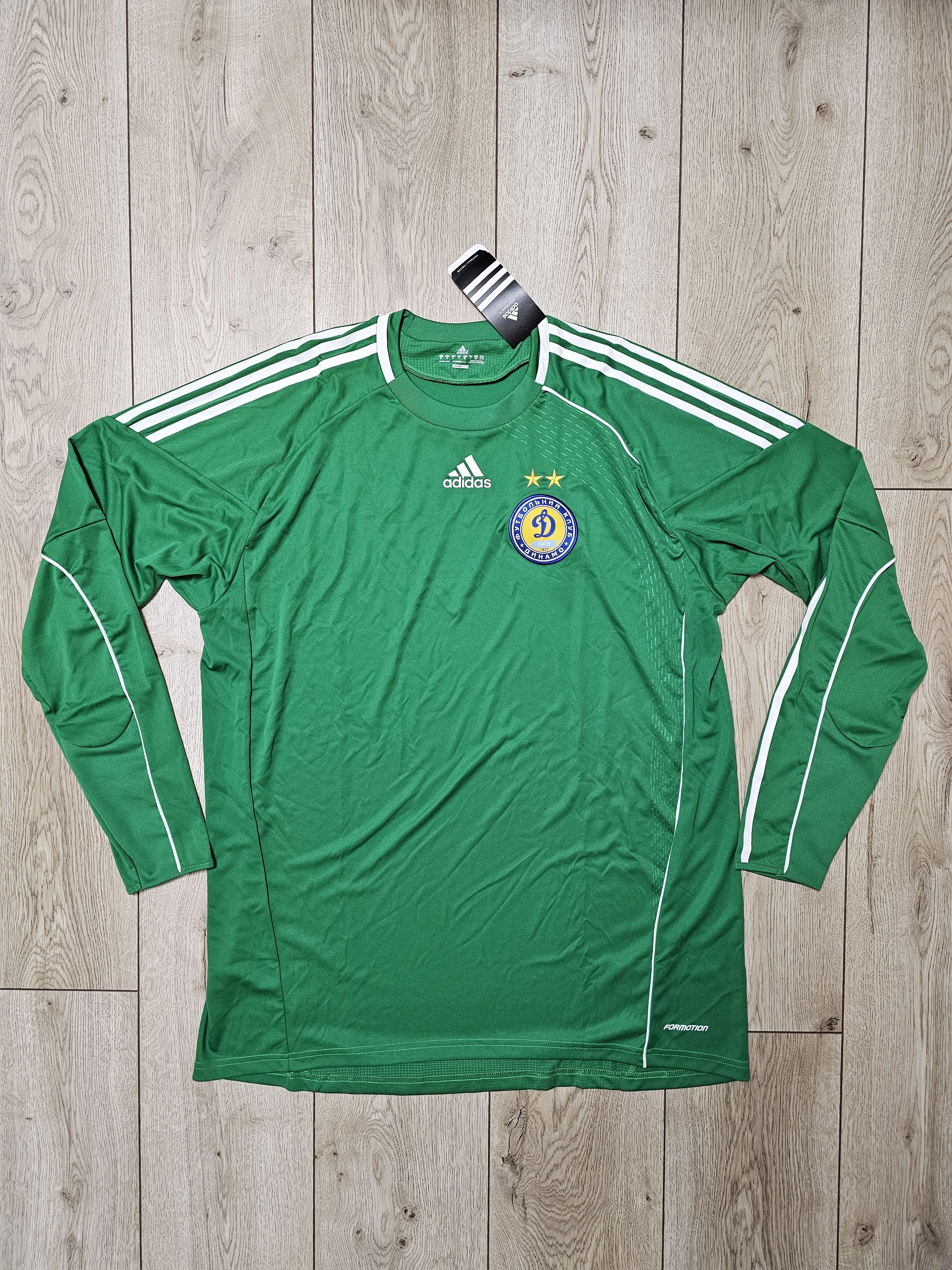 Adidas DYNAMO KIEV 2010 GOALKEEPER FOOTBALL SHIRT SOCCER JERSEY Size US XL / EU 56 / 4 - 1 Thumbnail