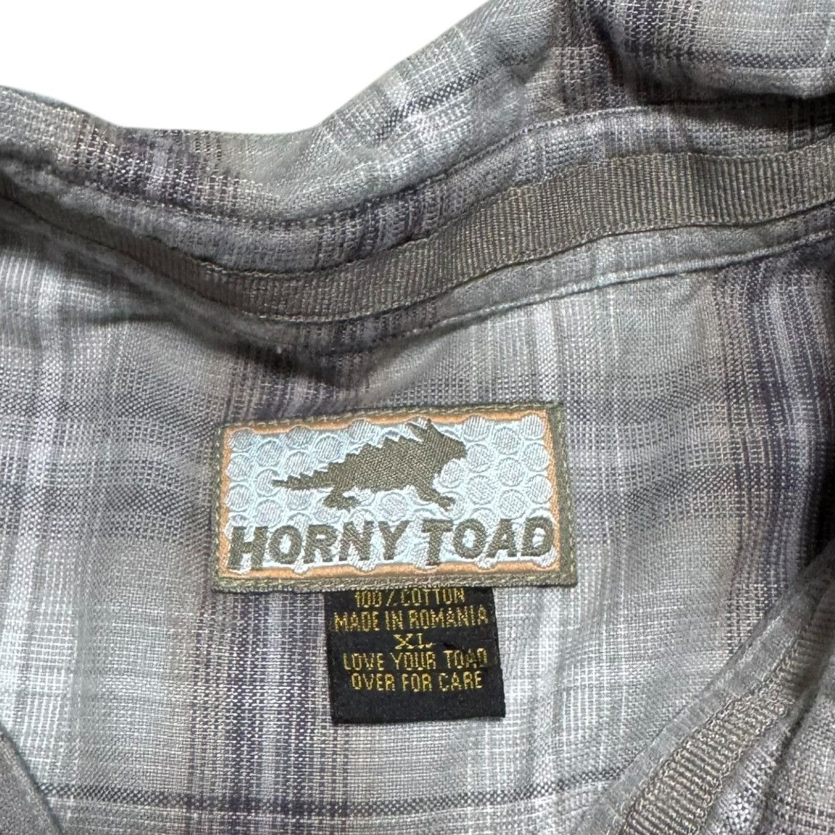 Other Horny Toad Plaid Gray Cotton Long Sleeve Button Shirt XL Size US XL / EU 56 / 4 - 6 Thumbnail