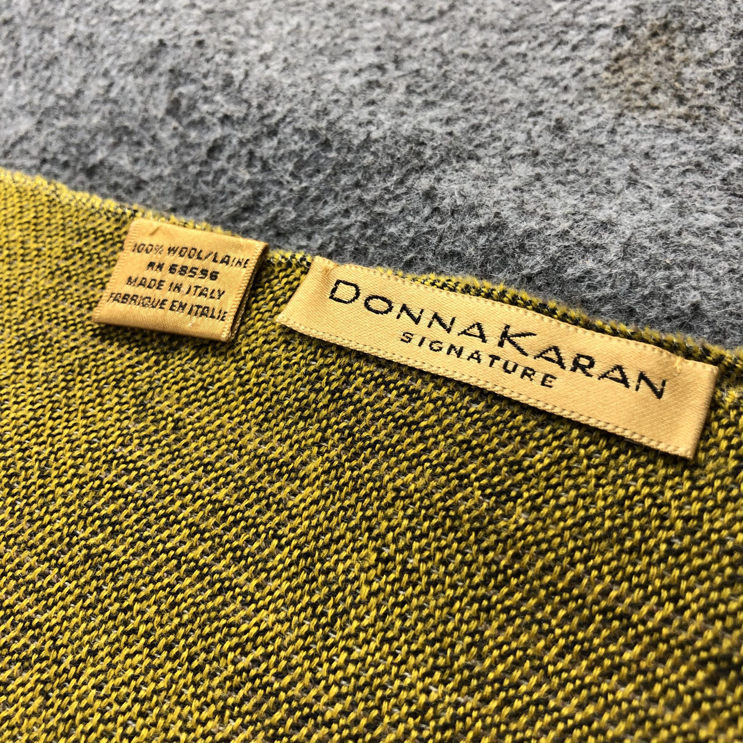 Donna Karan Donna Karan Wool Scarf Muffler V818 Size ONE SIZE - 6 Thumbnail