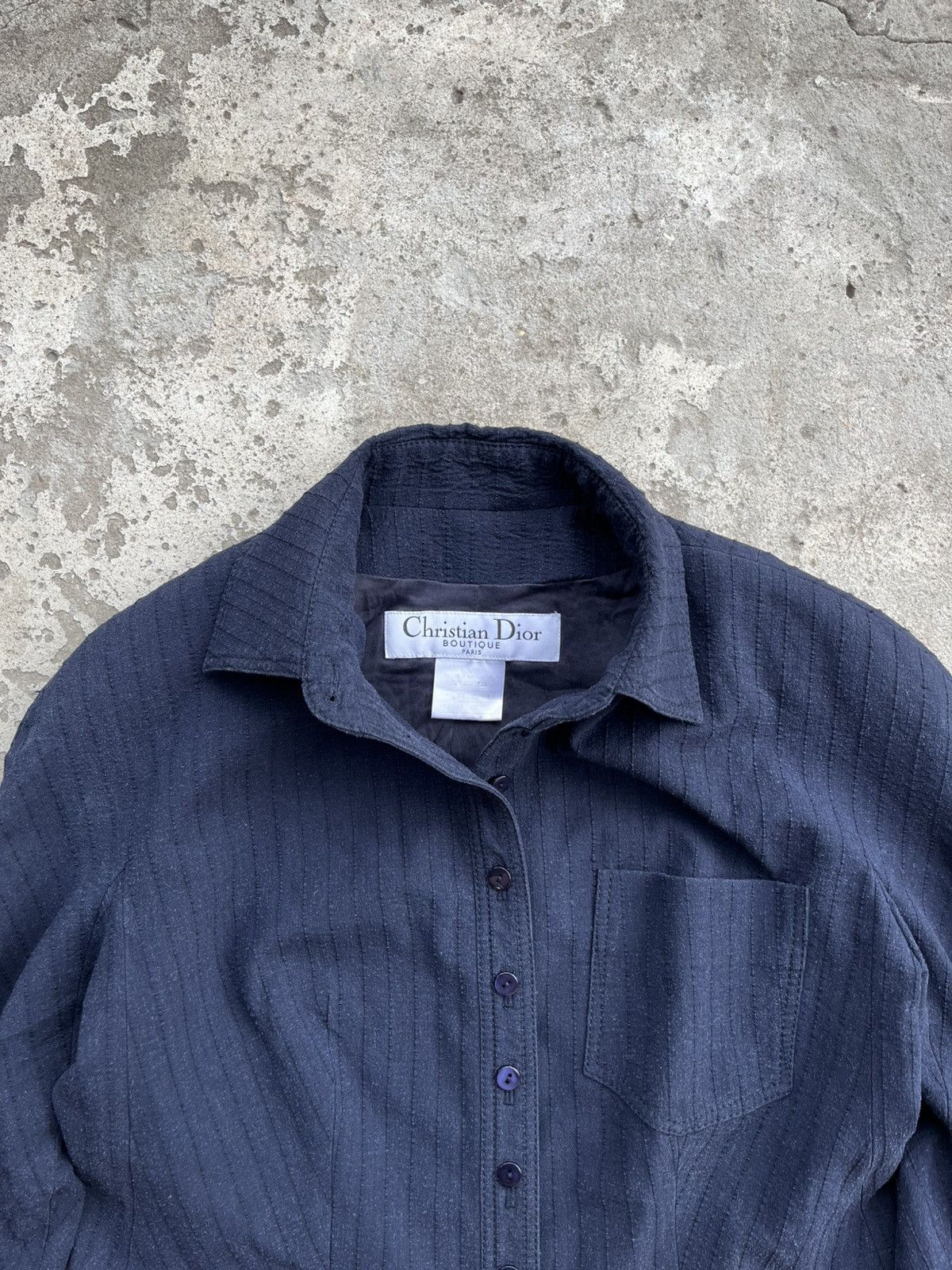 Dior × John Galliano S/S 2000 Christian Dior by John Galliano Blazer Jacket Size M / US 6-8 / IT 42-44 - 2 Thumbnail