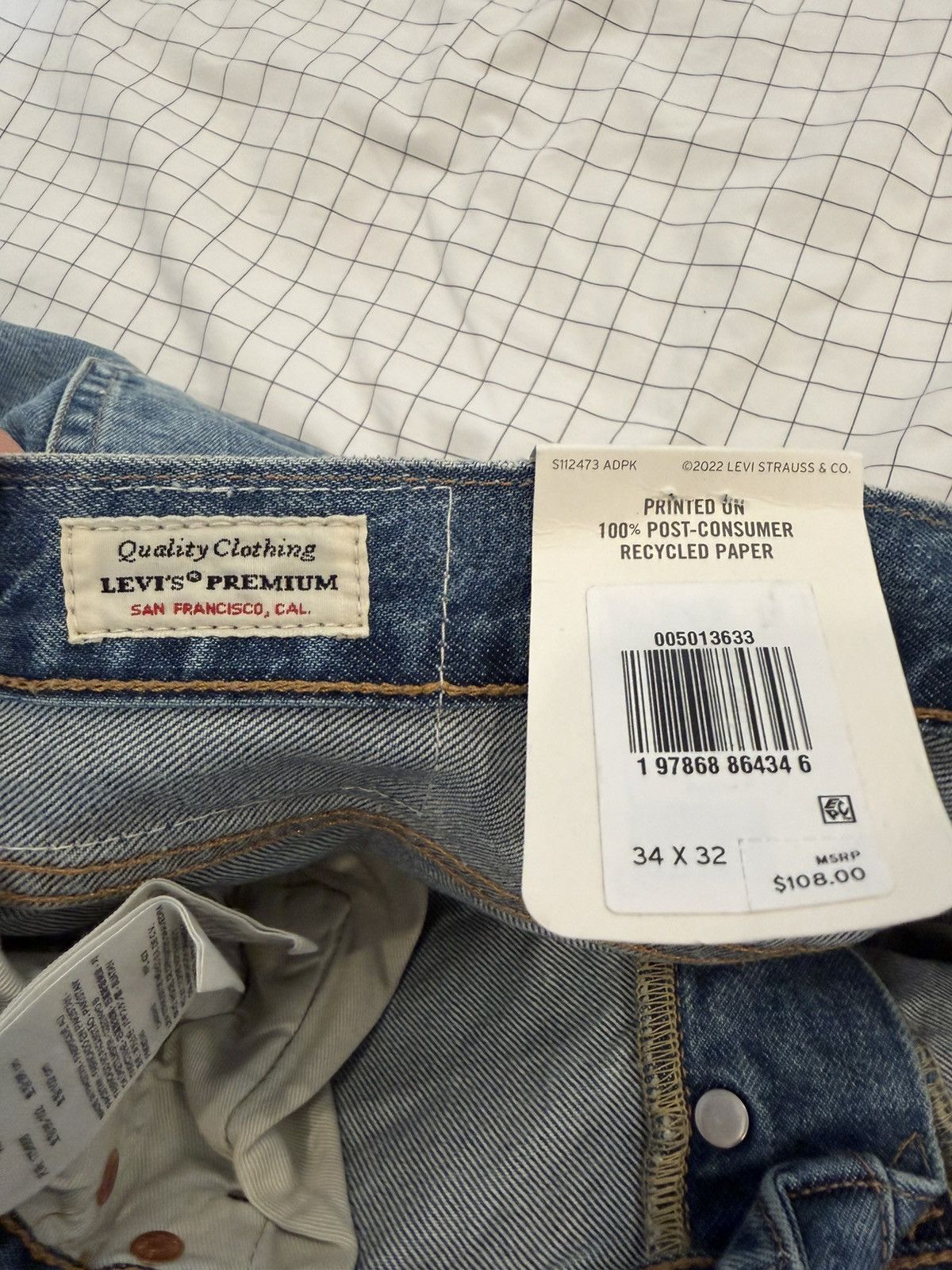 Levi's Brand New Levi’s 501 Size US 34 / EU 50 - 5 Thumbnail