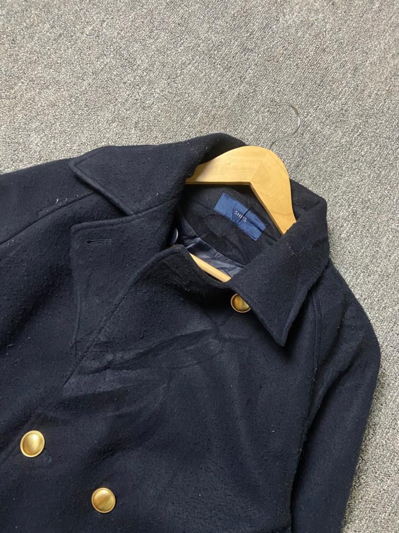 SHIPS SHIPS Brand Double Breasted Wool Coat (184) Size US M / EU 48-50 / 2 - 9 Thumbnail