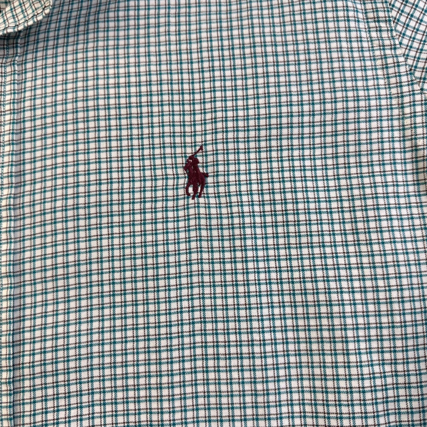 Ralph Lauren Ralph Lauren Shirt Mens Large Green Plaid Button-Up Polo Pony Logo Embroidered Button-Down Collar Size US L / EU 52-54 / 3 - 4 Thumbnail