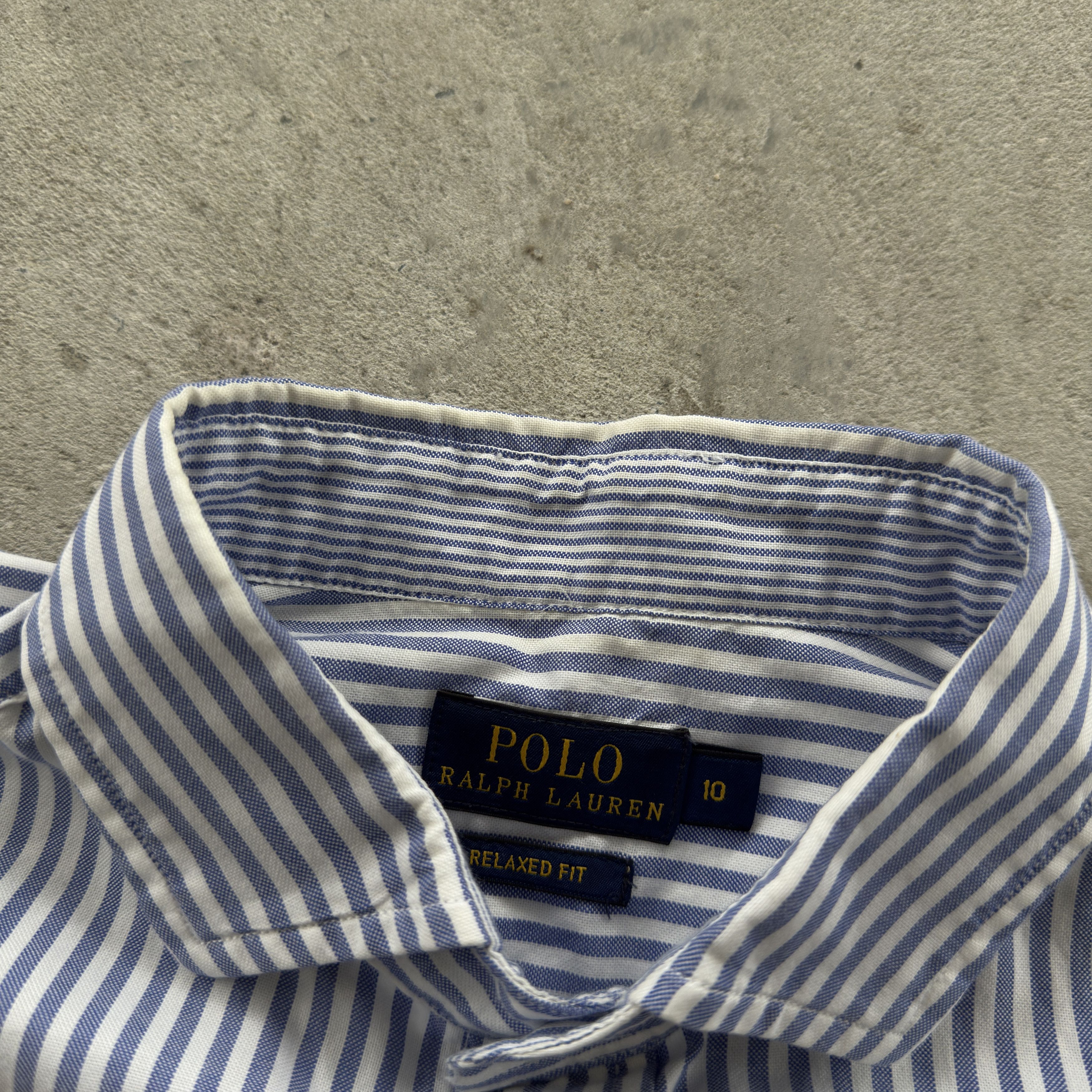 Polo Ralph Lauren Vintage 90s Polo Ralph Lauren Striped Button Ups Shirt Size L / US 10 / IT 46 - 5 Thumbnail