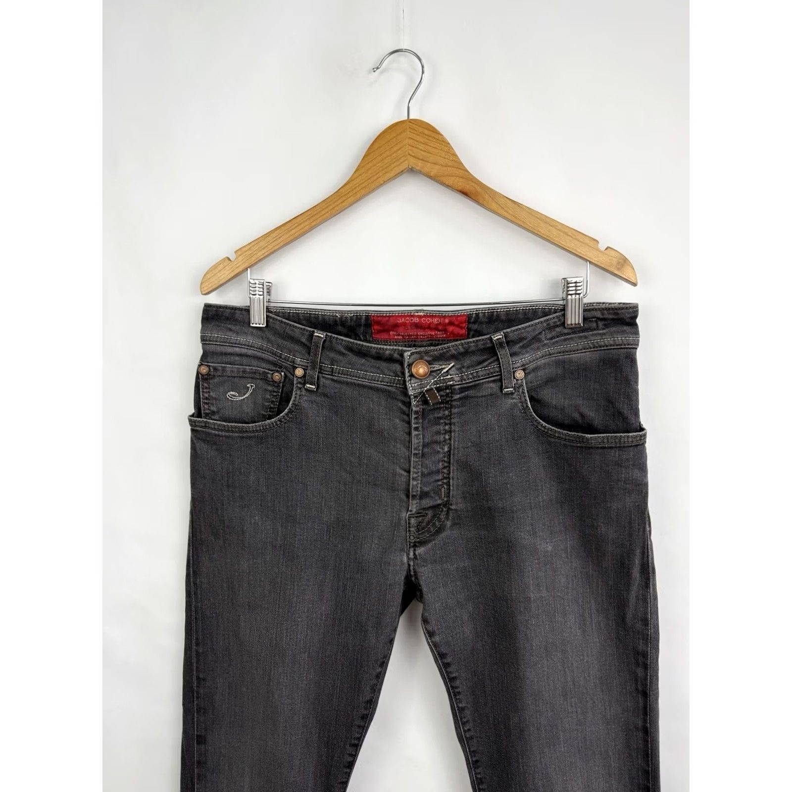 Jacob Cohen Jacob Cohen Luxury Denim Tailored Jeans 688 Made in Italy Size 35 Black Mens Size US 35 - 5 Thumbnail