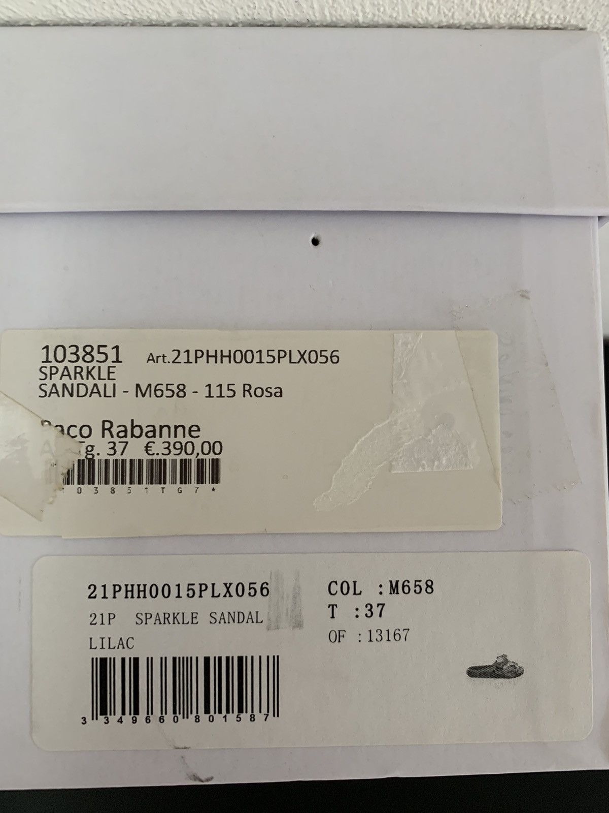 Paco Rabanne Paco Rabanne Sparkle Sandals Size US 9 / IT 39 - 2 Thumbnail