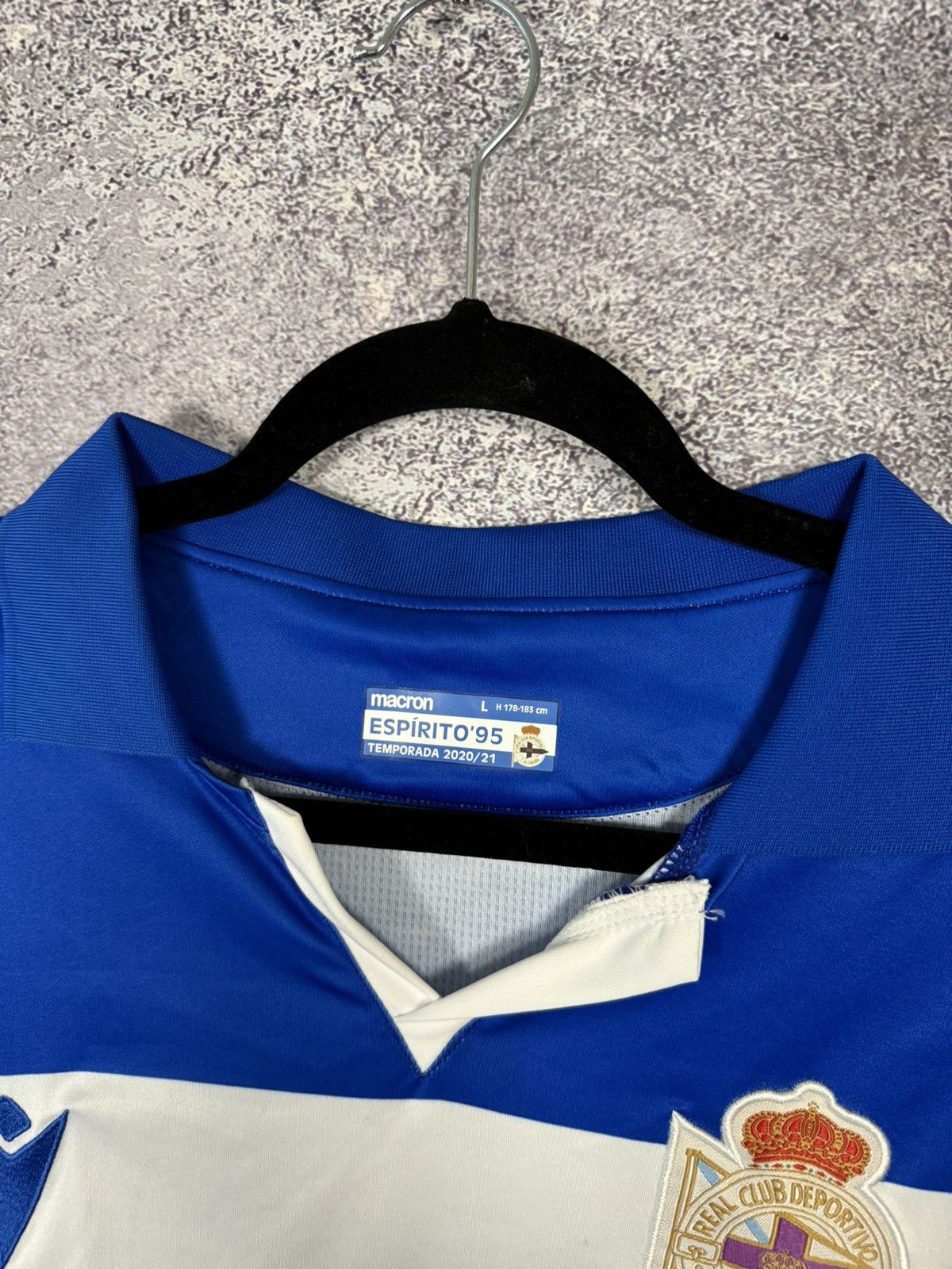 Macron × Vintage Deportivo de La Coruna 2020/21 Macron Soccer Jersey Size US L / EU 52-54 / 3 - 12 Thumbnail