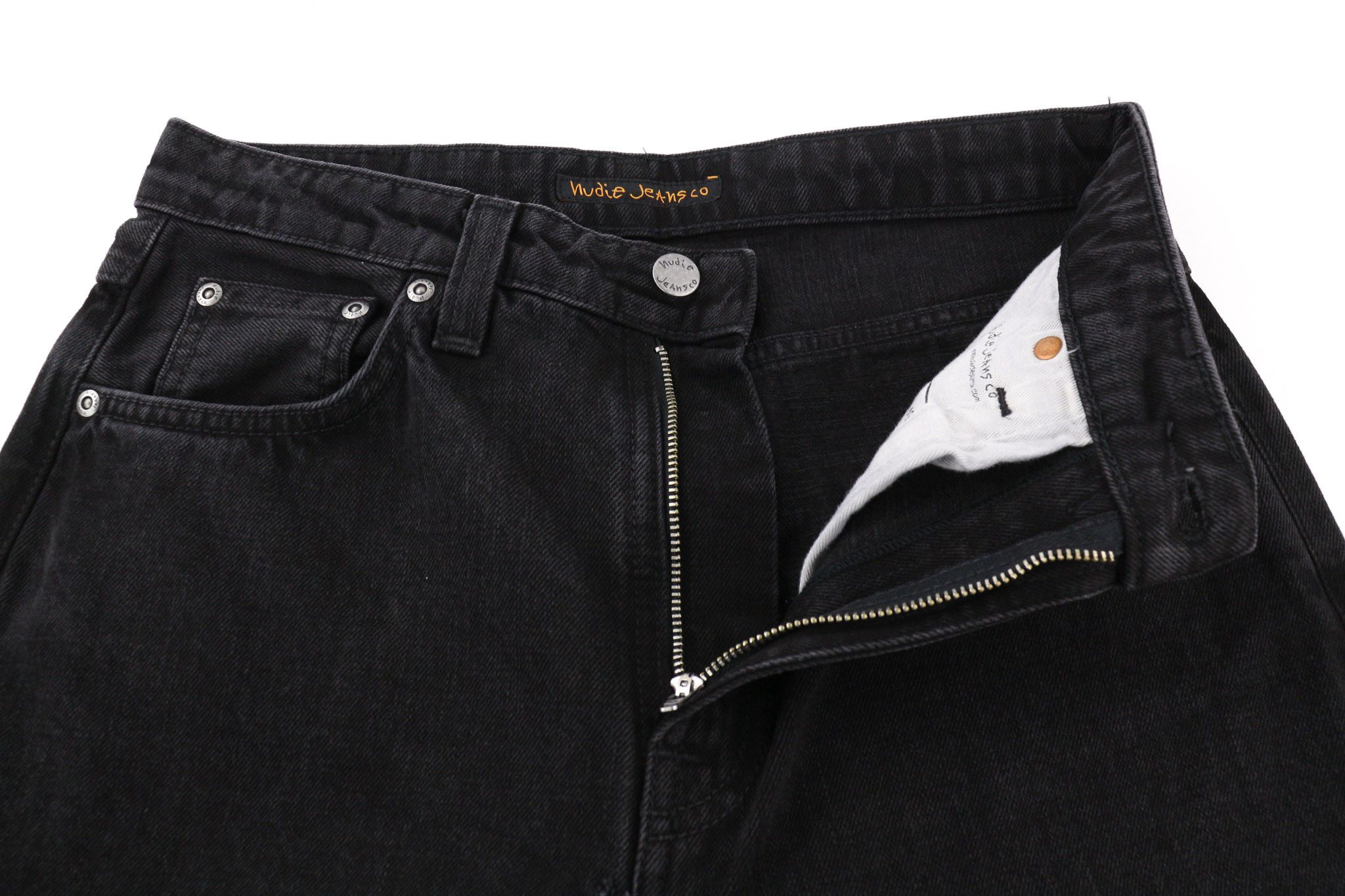 Nudie Jeans BREEZY BRIT W29/L30 Regular Black Jeans 80615 Size US 29 - 4 Thumbnail