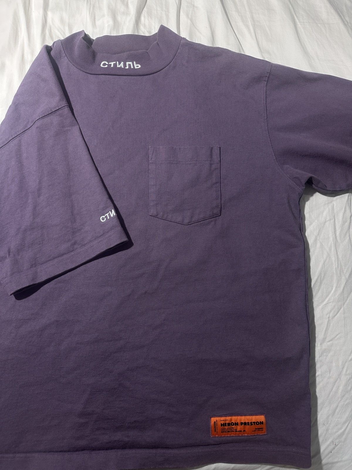 Heron Preston Heron Preston CTNMB T-Shirt Purple Size US XL / EU 56 / 4 - 3 Thumbnail