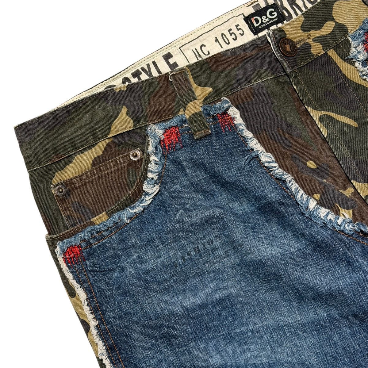 Dolce & Gabbana Archive Denim camo pant Size US 38 / EU 54 - 2 Thumbnail