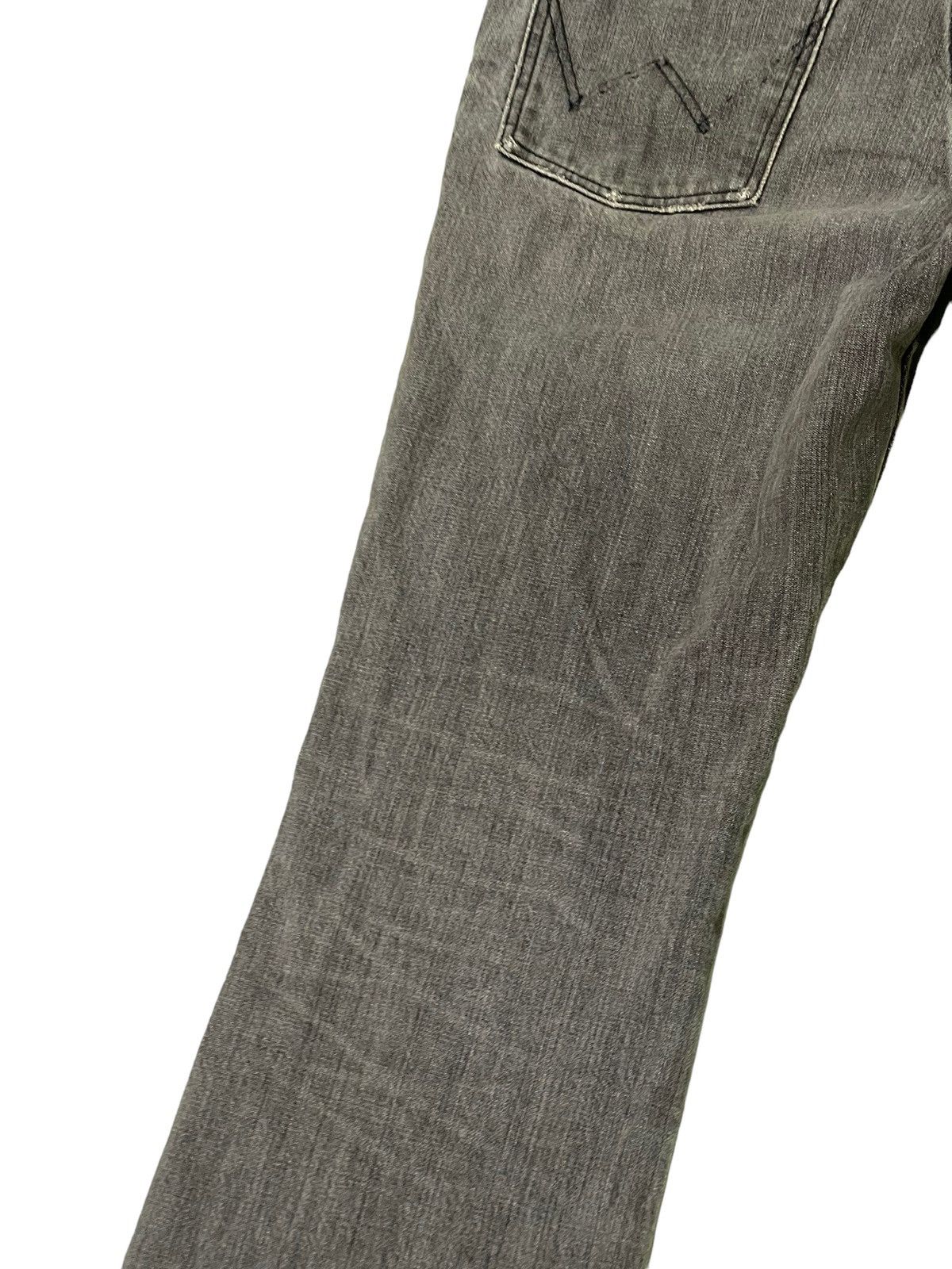 Japanese Brand Flare Jeans Vtg Wrangler Faded Distress Boot Cut 7🟦0 Size US 30 / EU 46 - 15 Thumbnail