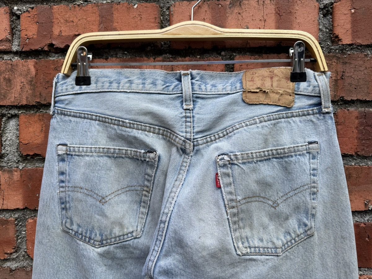 Levi's Vintage Clothing W32x33.5 Vintage levi’s 501 redline dirt repaired denime Size US 32 / EU 48 - 3 Thumbnail