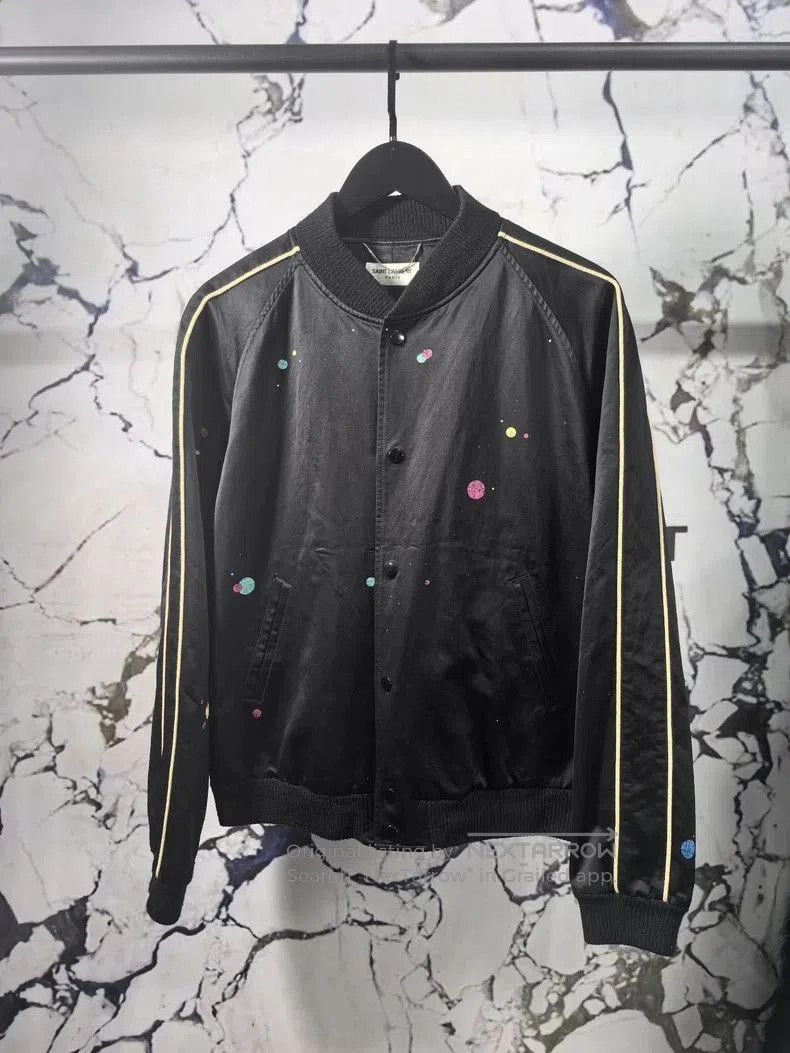 Saint Laurent Paris Saint Laurent SLP Planet Graffiti Bomber Jacket. Size US XL / EU 56 / 4 - 2 Thumbnail