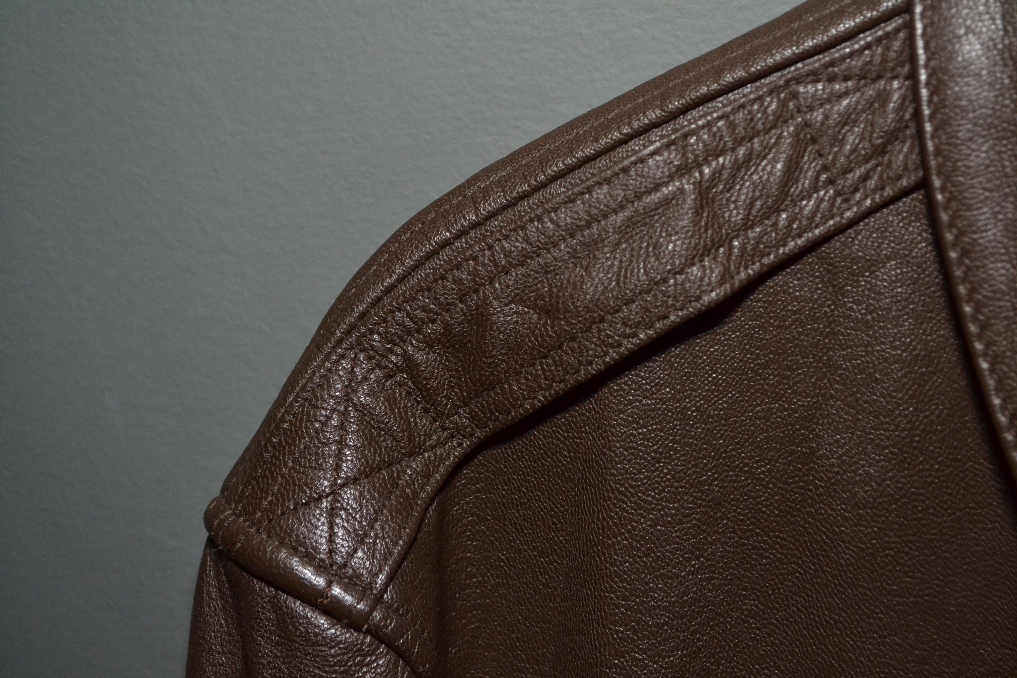 Cooper COOPER TYPE A-2 USAF USA Leather Bomber Flight Jacket 42R Size US L / EU 52-54 / 3 - 5 Thumbnail