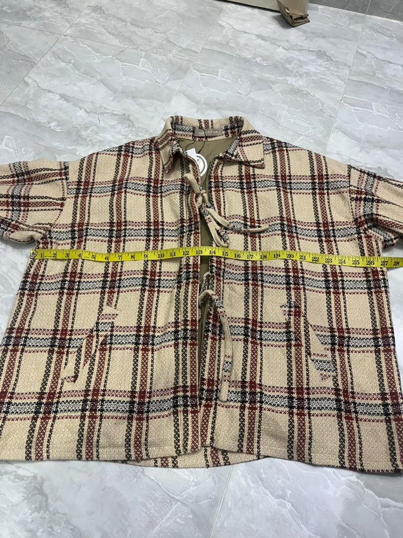 Japanese Brand Alexia Stam Plaid Jacket Deadstock w/ Retail Tag Size US XL / EU 56 / 4 - 14 Thumbnail