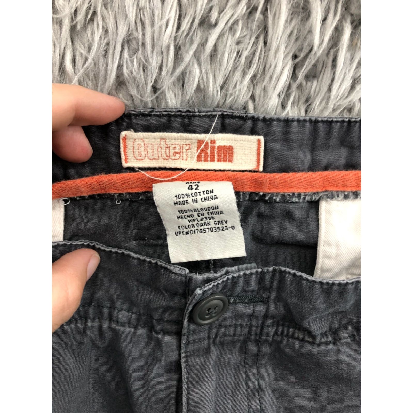 Vintage Outer Rim Mens Cargo Shorts 42 Regular Mid Gray Size US 42 / EU 58 - 7 Thumbnail