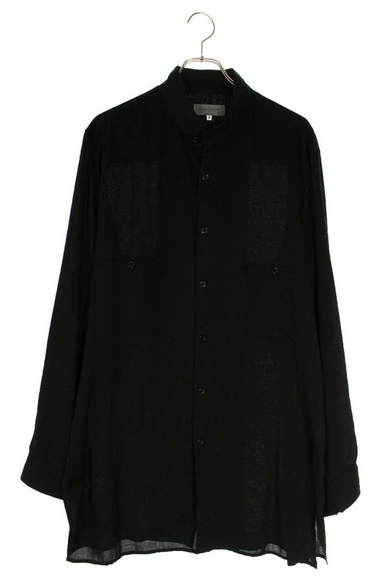 Yohji Yamamoto YOHJI YAMAMOTO POUR HOMME 23AW panel shirt Size US L / EU 52-54 / 3 - 1 Thumbnail