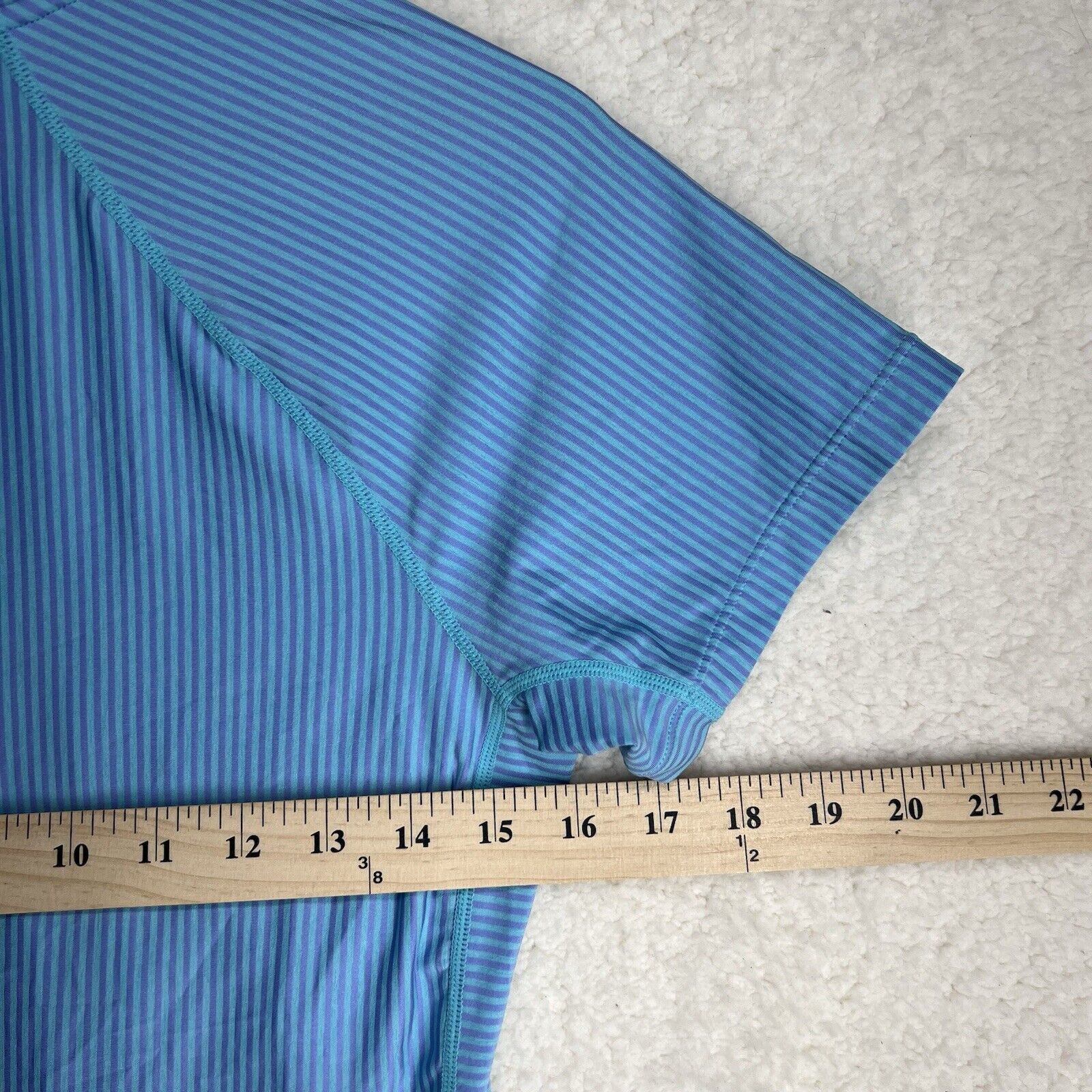 Merrell Merrell Select Wick Deveau Workout Tee Size M Blue Stripes Size M / US 6-8 / IT 42-44 - 6 Thumbnail