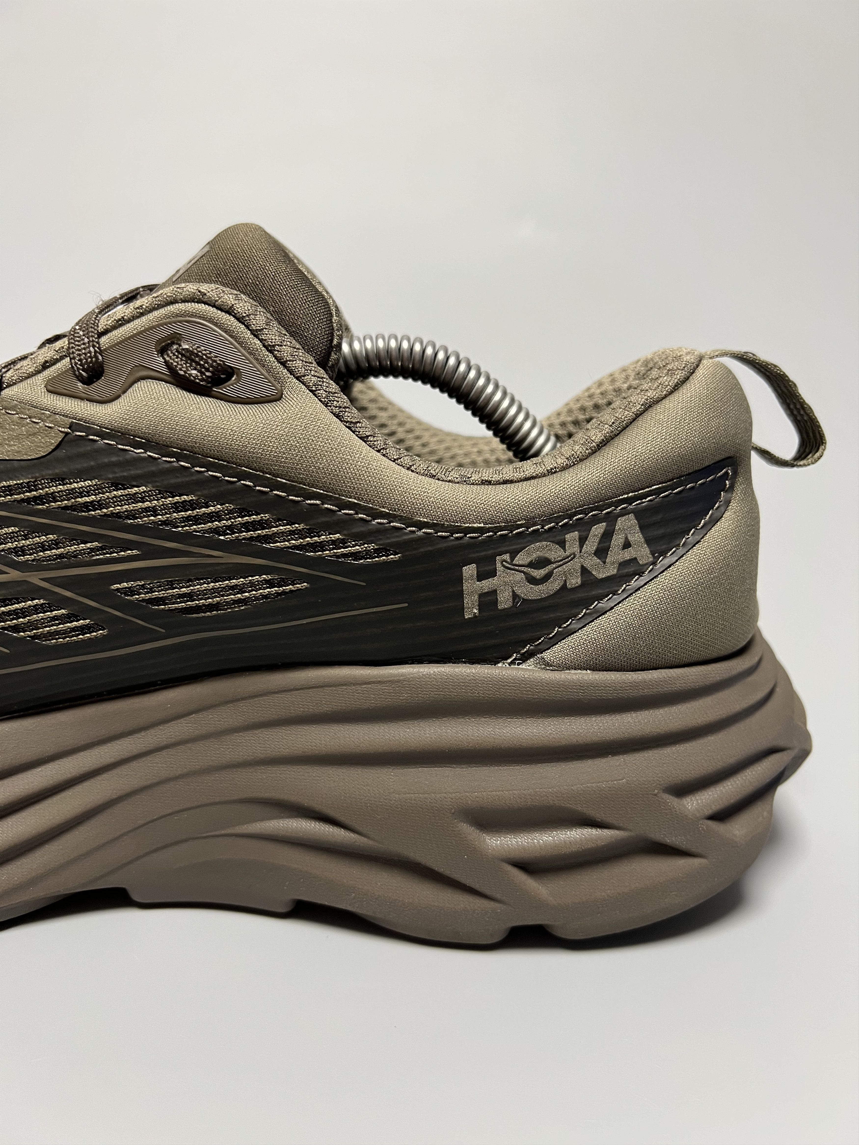 Hoka Hoka Bondi 8 TS Caged ‘Stealth Tech Pack’ Running Shoes Size US 9.5 / EU 42-43 - 12 Thumbnail