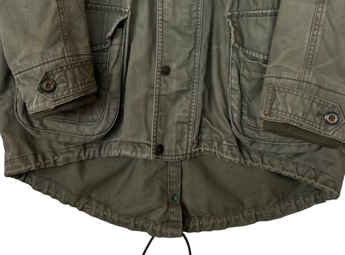 Japanese Brand No Name Japanese Multipocket Green Fur Parkas Size US M / EU 48-50 / 2 - 8 Thumbnail