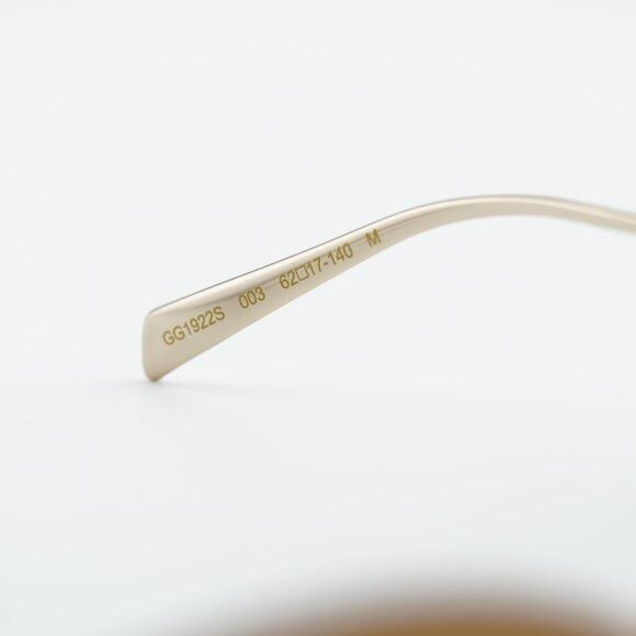 Gucci Gucci GG1922S 003 Sunglasses Endura Gold with Pearl Oval Size ONE SIZE - 6 Thumbnail
