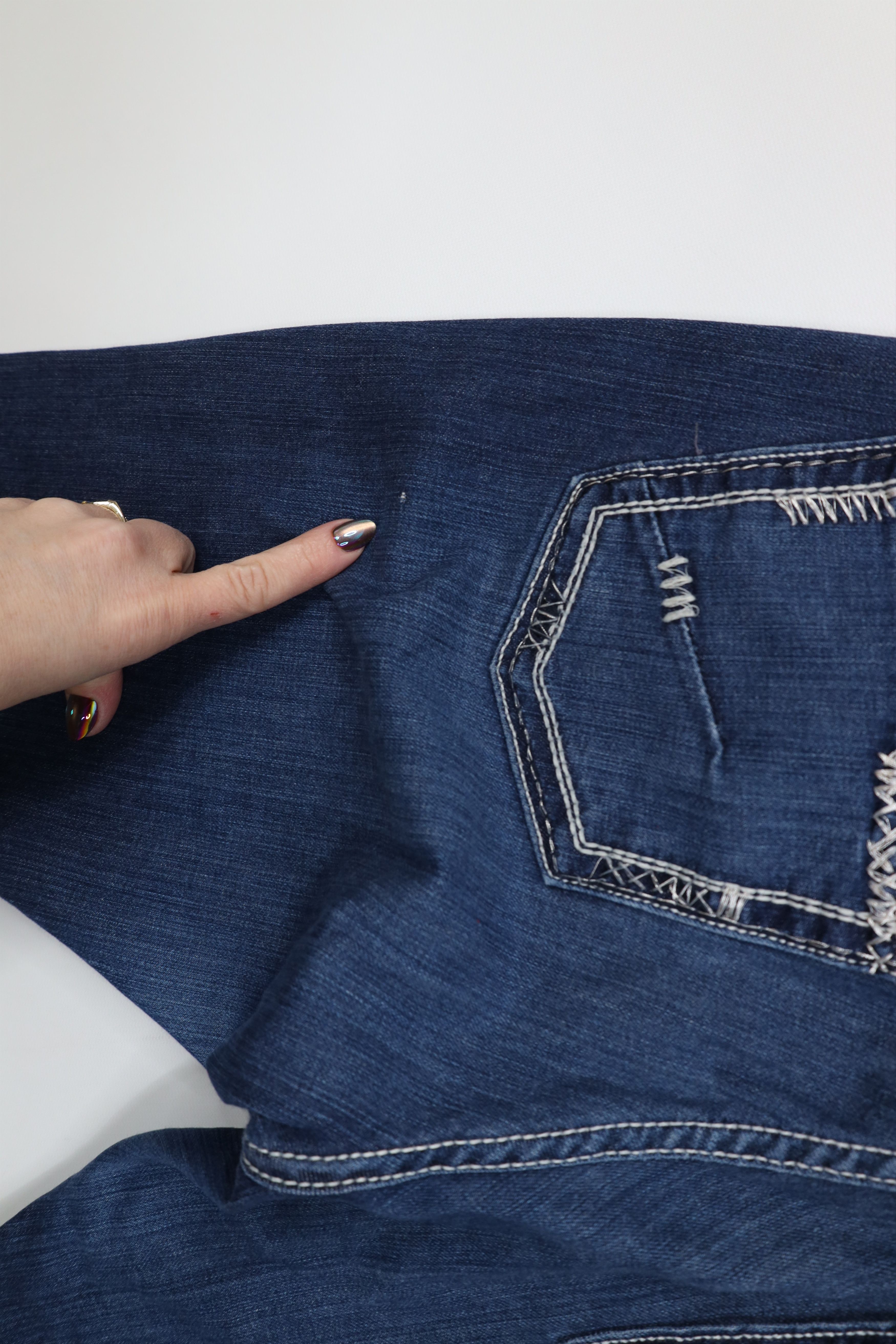 Vintage Y2K Buckle BKE Stretch Flared Bootcut Denim Jeans Blue Size 32" / US 10 / IT 46 - 12 Thumbnail
