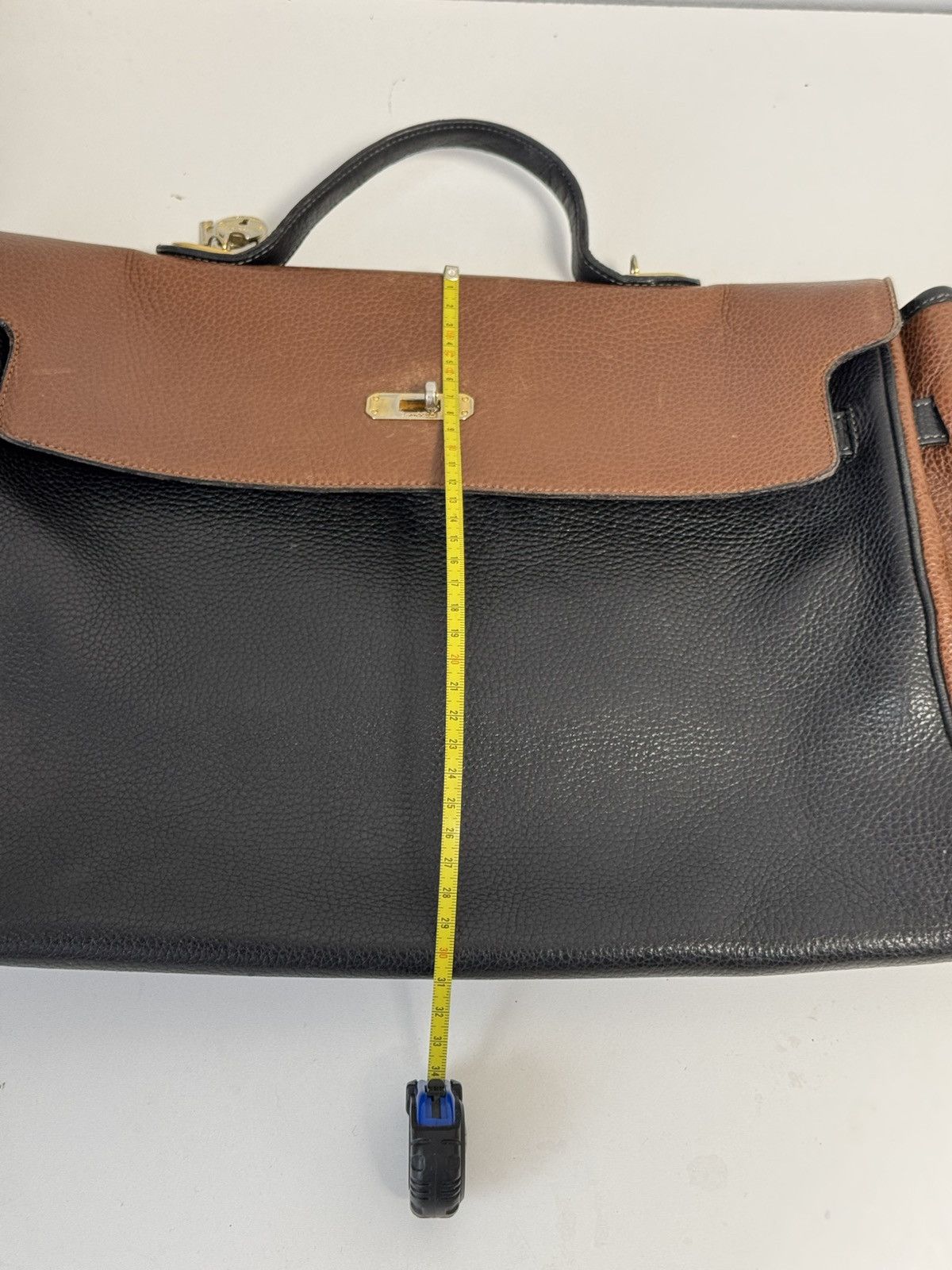Other REDWALL Bag Foldover Envelope Brown Canvas Leather Cachemire Size ONE SIZE - 16 Thumbnail