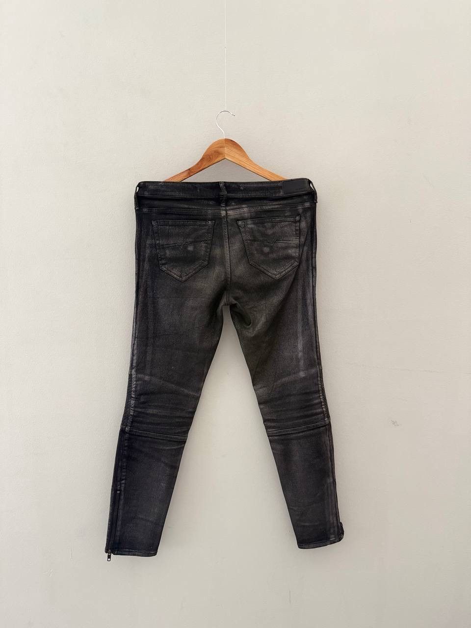 Diesel Diesel Jeans Biker Style Slim-Skinny Black Y2k Size US 32 / EU 48 - 11 Thumbnail