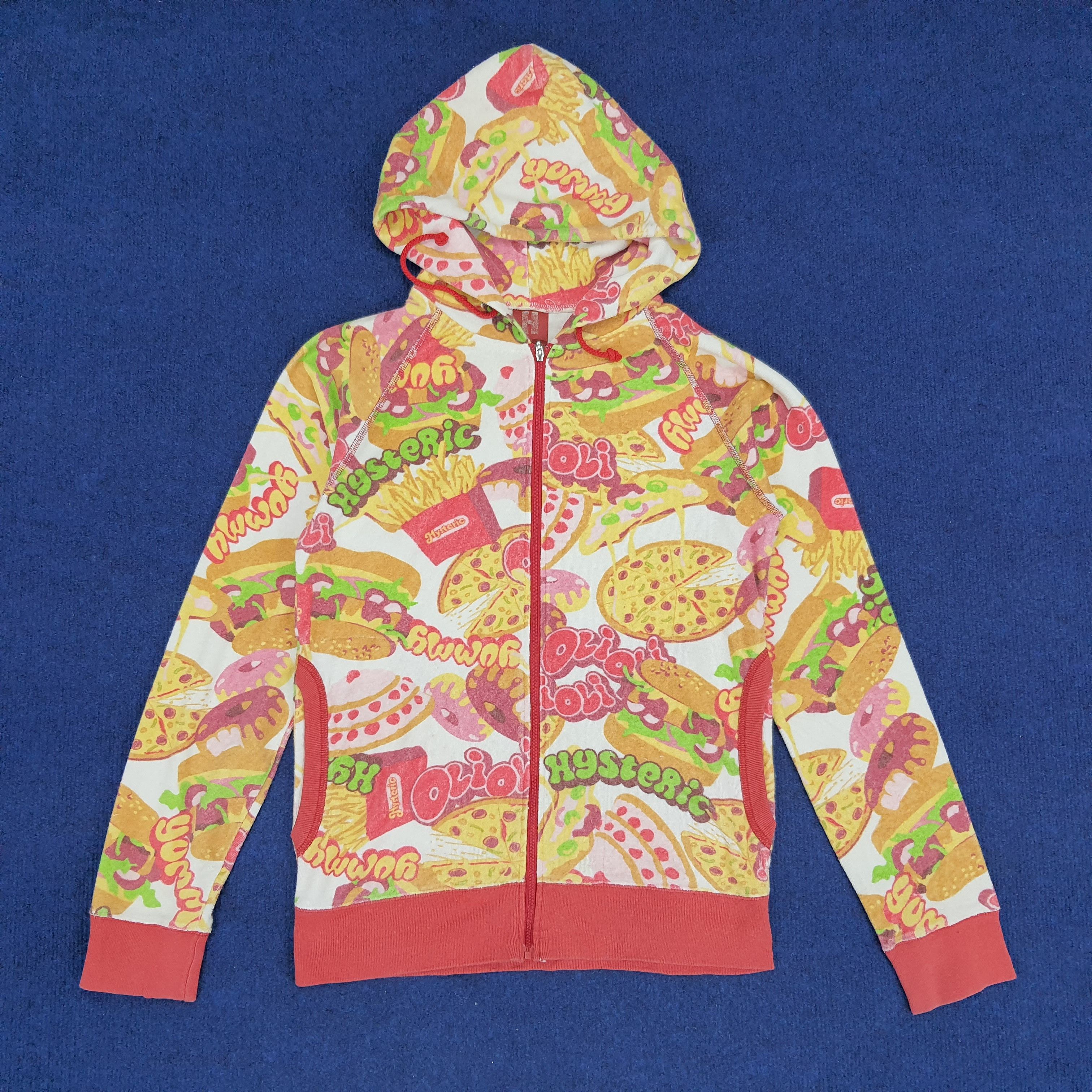 Vintage Hysteric Glamour Yummy Olioli Junk Food Hoodies