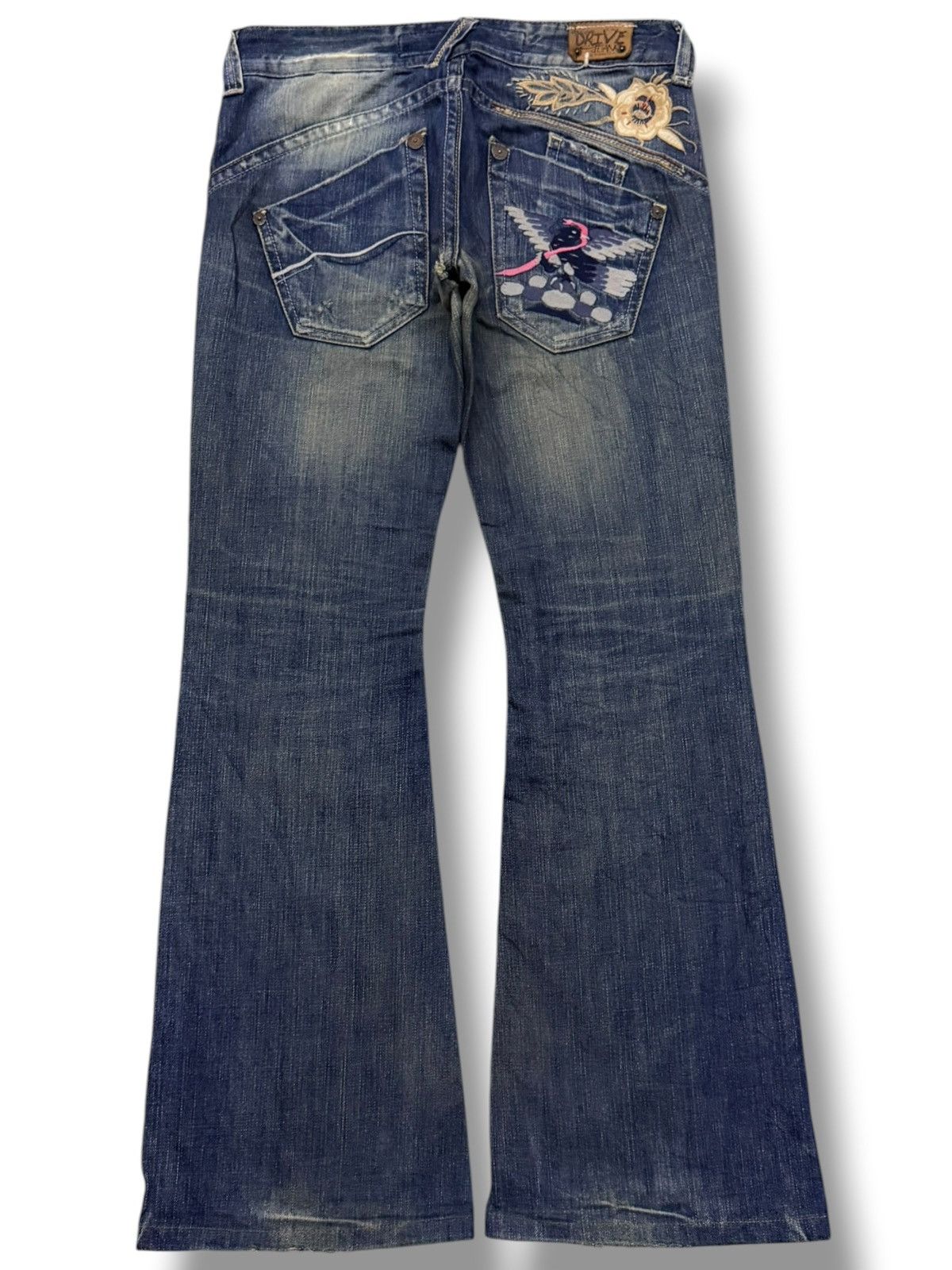 Japanese Brand Exotic Vintage Denim Drive Falcon 7.0 Limited Edition | W31 Size 31" - 3 Thumbnail