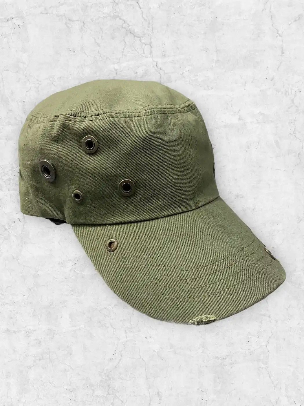 Japanese Brand Vintage Elord Distressed Rivets Cap Size ONE SIZE - 4 Thumbnail