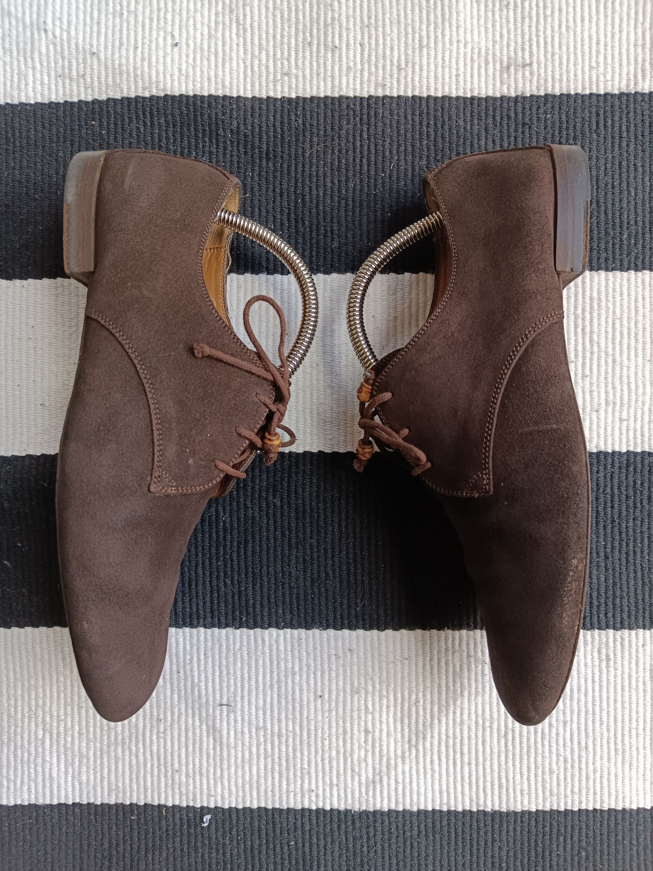 Gucci Gucci brown suede lace-up oxfords. Size US 6.5 / EU 39-40 - 6 Thumbnail
