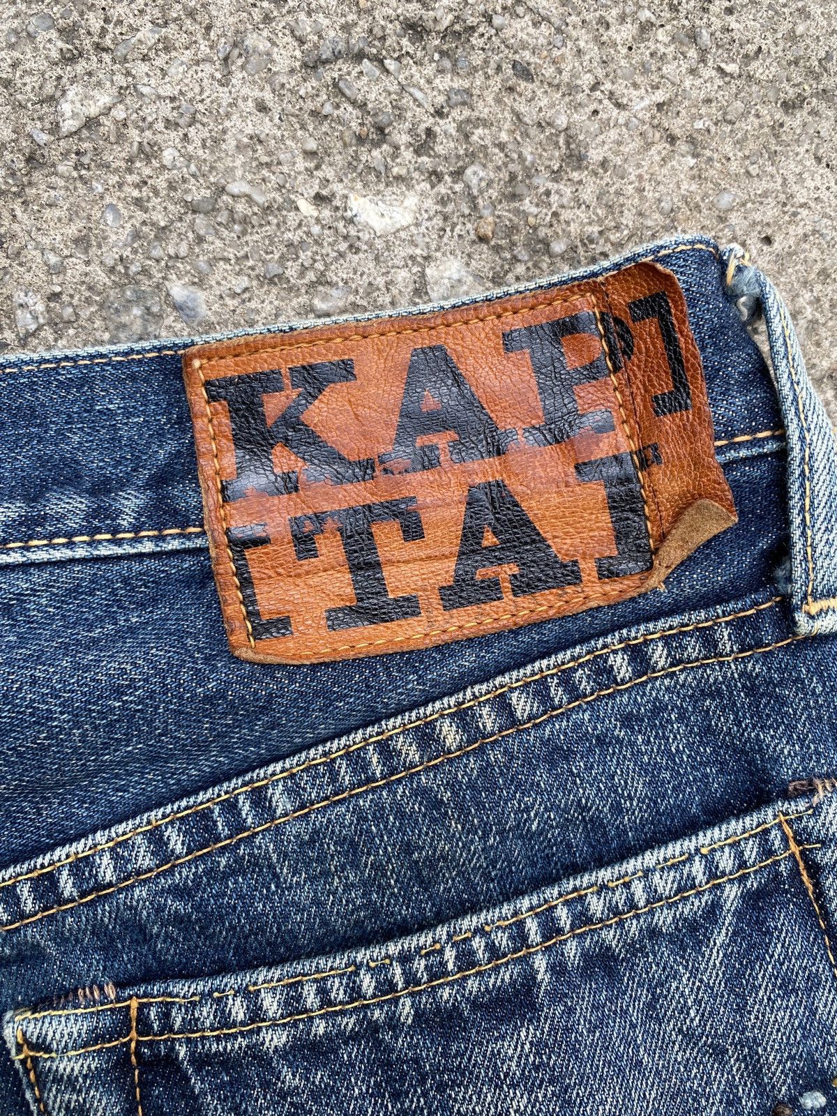 Japanese Brand × Kapital × Kapital Kountry Kapital Japan Flare Denim Blue Faded Design Size US 28 / EU 44 - 16 Thumbnail