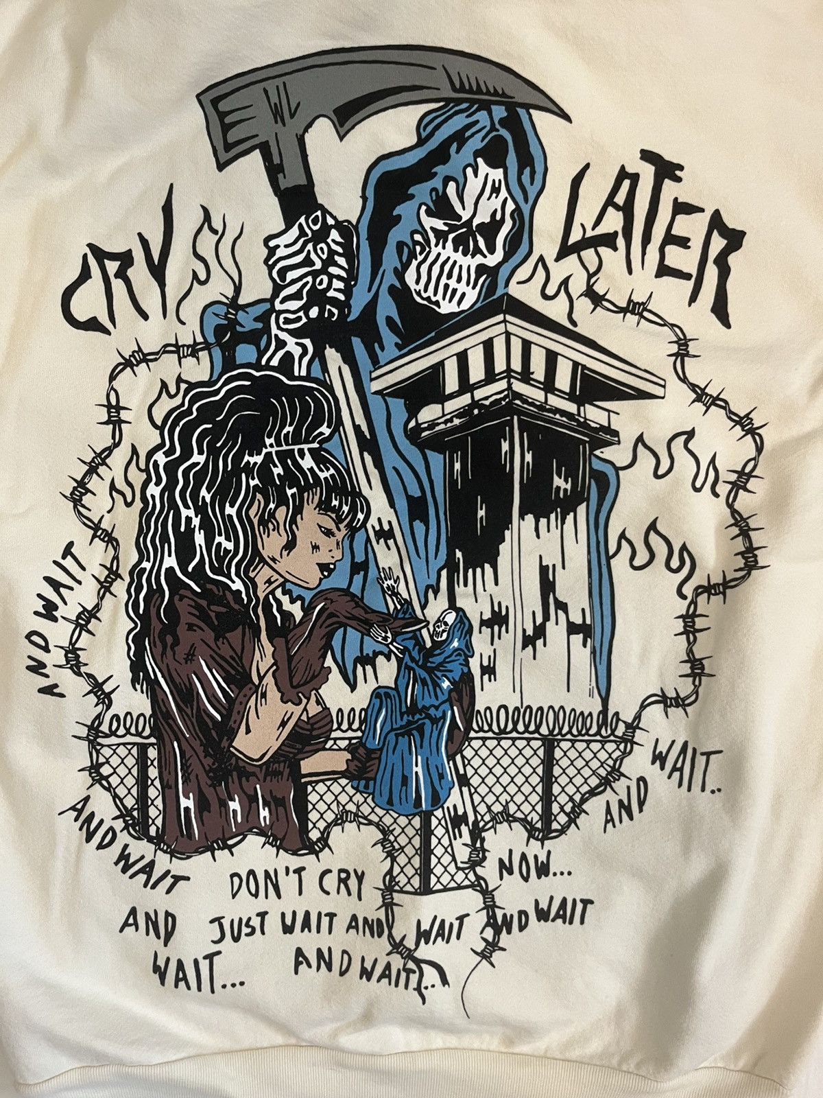 RARE Warren Lotas “Cry Later” Hoodie