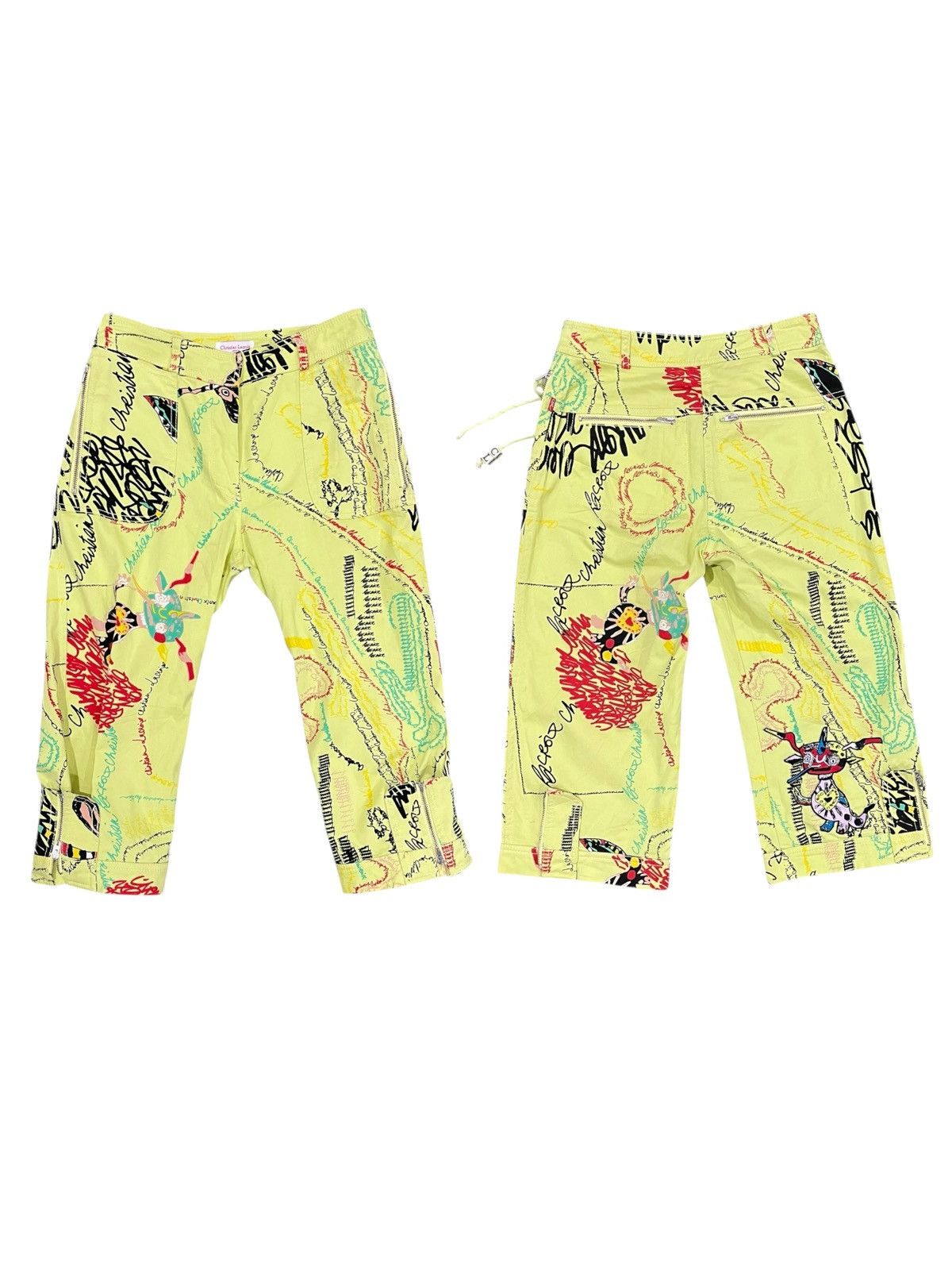 Christian Lacroix Christian Lacroix Banner Capri Shorts Size 26" / US 2 / IT 38 - 1 Thumbnail