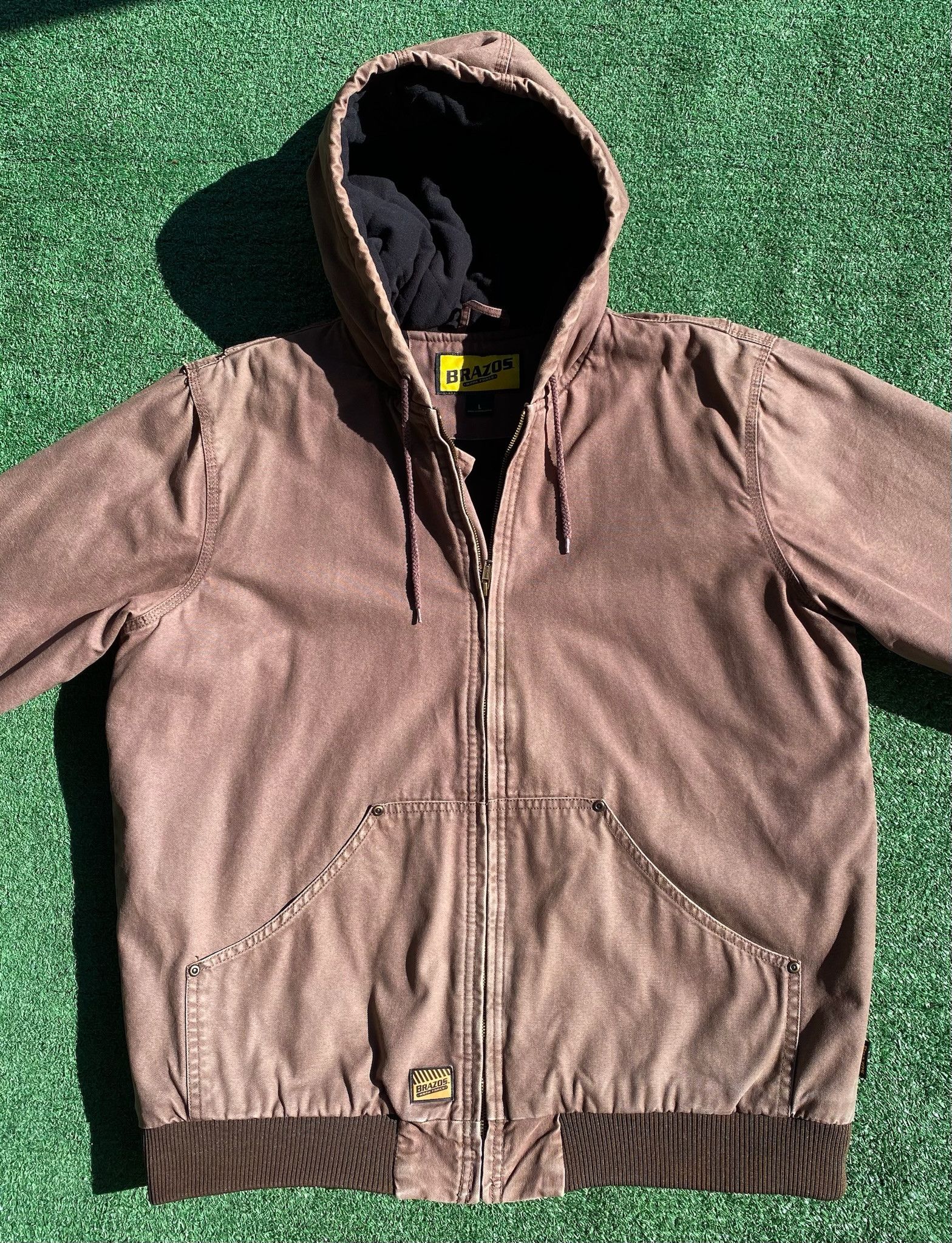 Other Brazos Quilted Lined Chore Distressed Jacket Brown XL Size US XL / EU 56 / 4 - 3 Thumbnail