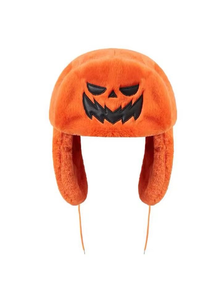 Other Ushanka Hat Orange Cap Trapper Size ONE SIZE - 2 Thumbnail