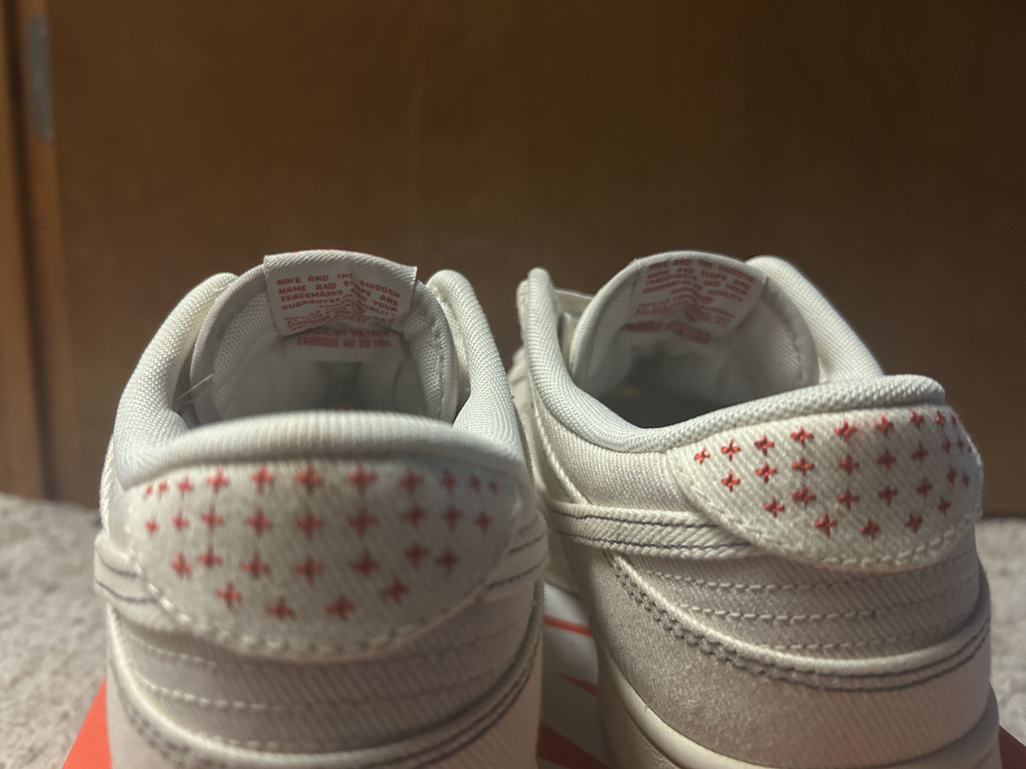 Nike Dunk Low Sashiko Denim Light Orewood Brown White Canvas Size US 10 / EU 43 - 7 Thumbnail