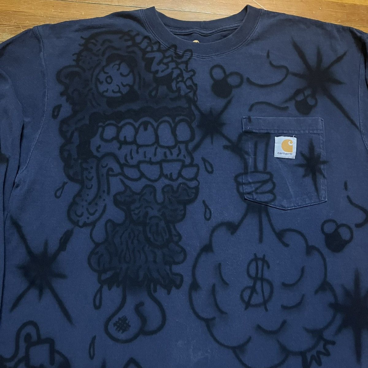 Carhartt Carhartt airbrush rat shirt Size US L / EU 52-54 / 3 - 3 Thumbnail