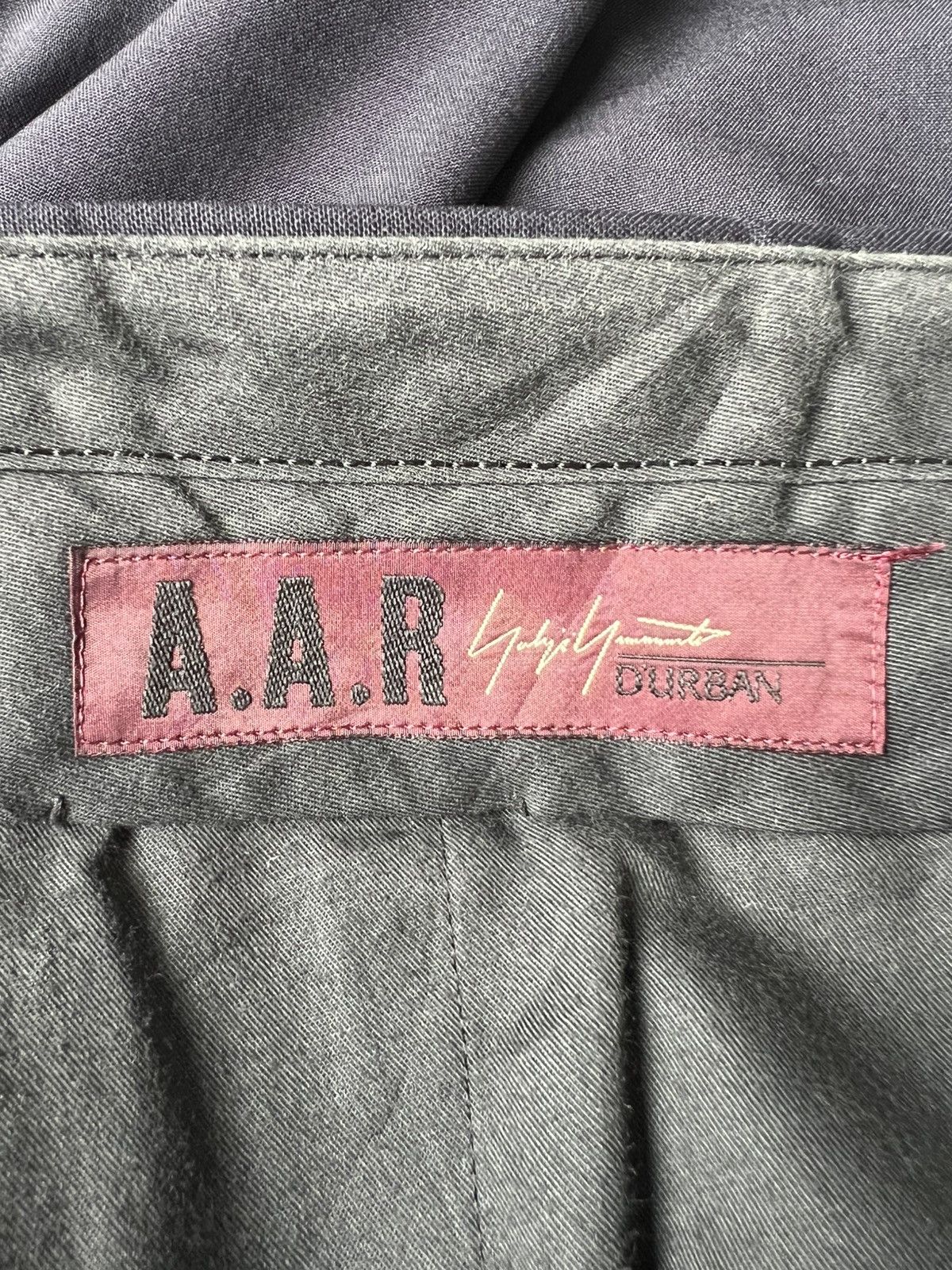 Yohji Yamamoto 1990s Yohji Yamamoto Black Minimal Gabardine 🎈Trousers Pants Size US 31 - 8 Thumbnail