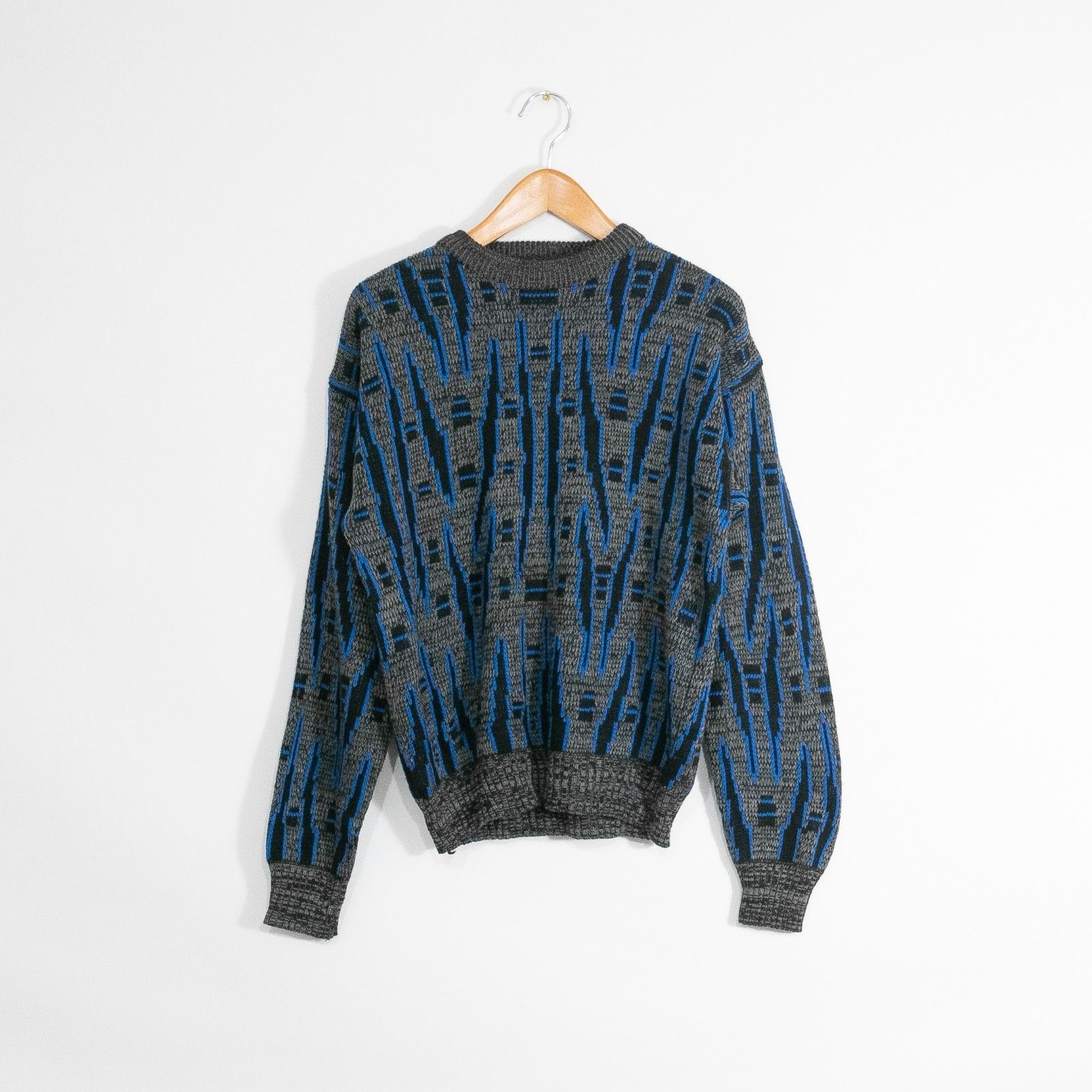 Vintage Vintage Barnabys Abstract Pattern Acrylic Sweater Medium Size US M / EU 48-50 / 2 - 1 Thumbnail