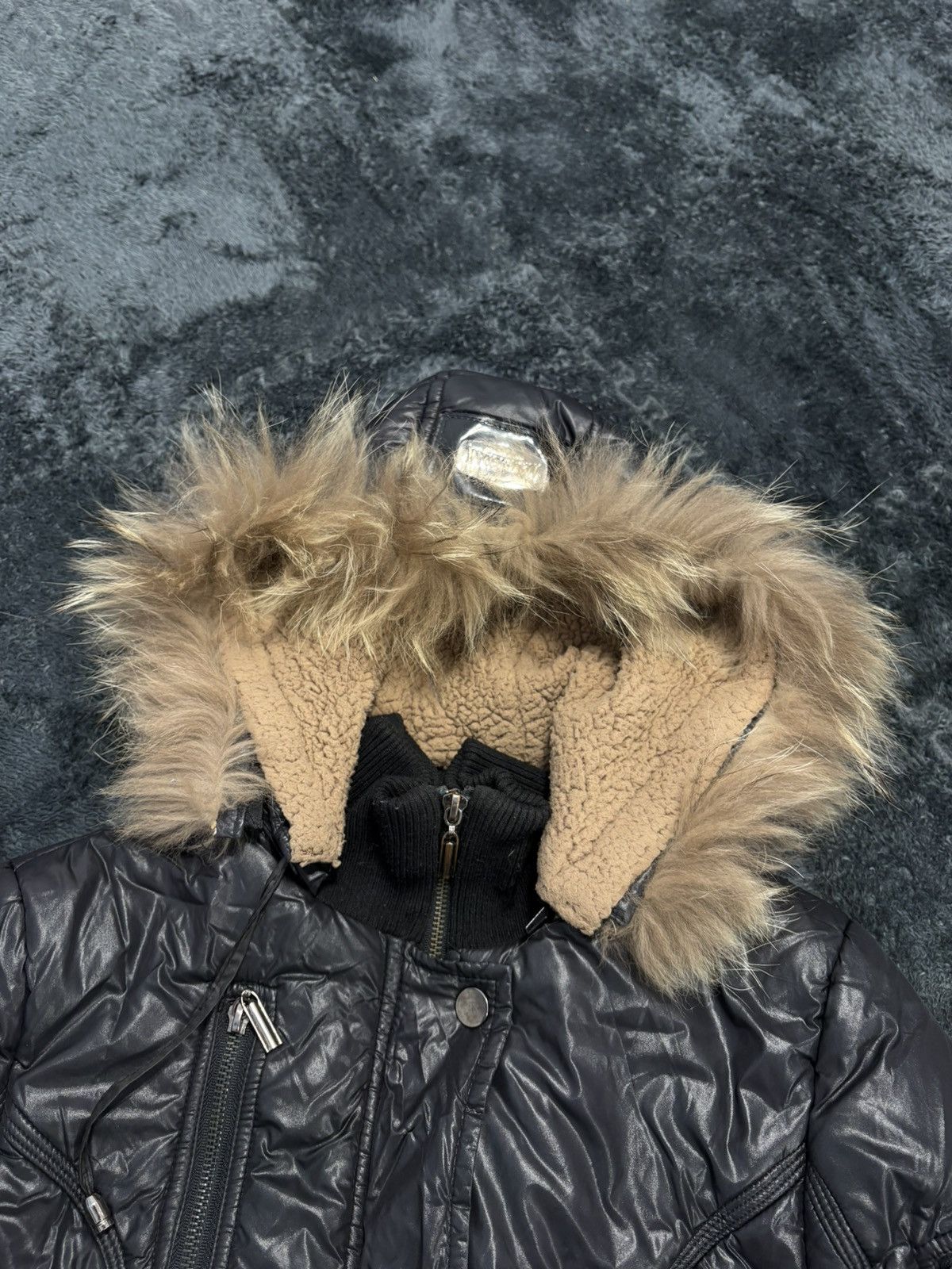 If Six Was Nine 00s LGB If Six Was Nine Style Multi Pocket Faux Fur Jacket Size M / US 6-8 / IT 42-44 - 5 Thumbnail