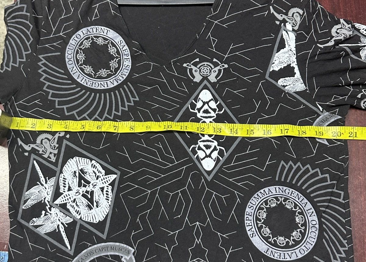 Diesel × Diesel Black Gold × Vintage Rare 🔥 Diesel Black Gold Full Print Punk Tee Size US M / EU 48-50 / 2 - 12 Thumbnail