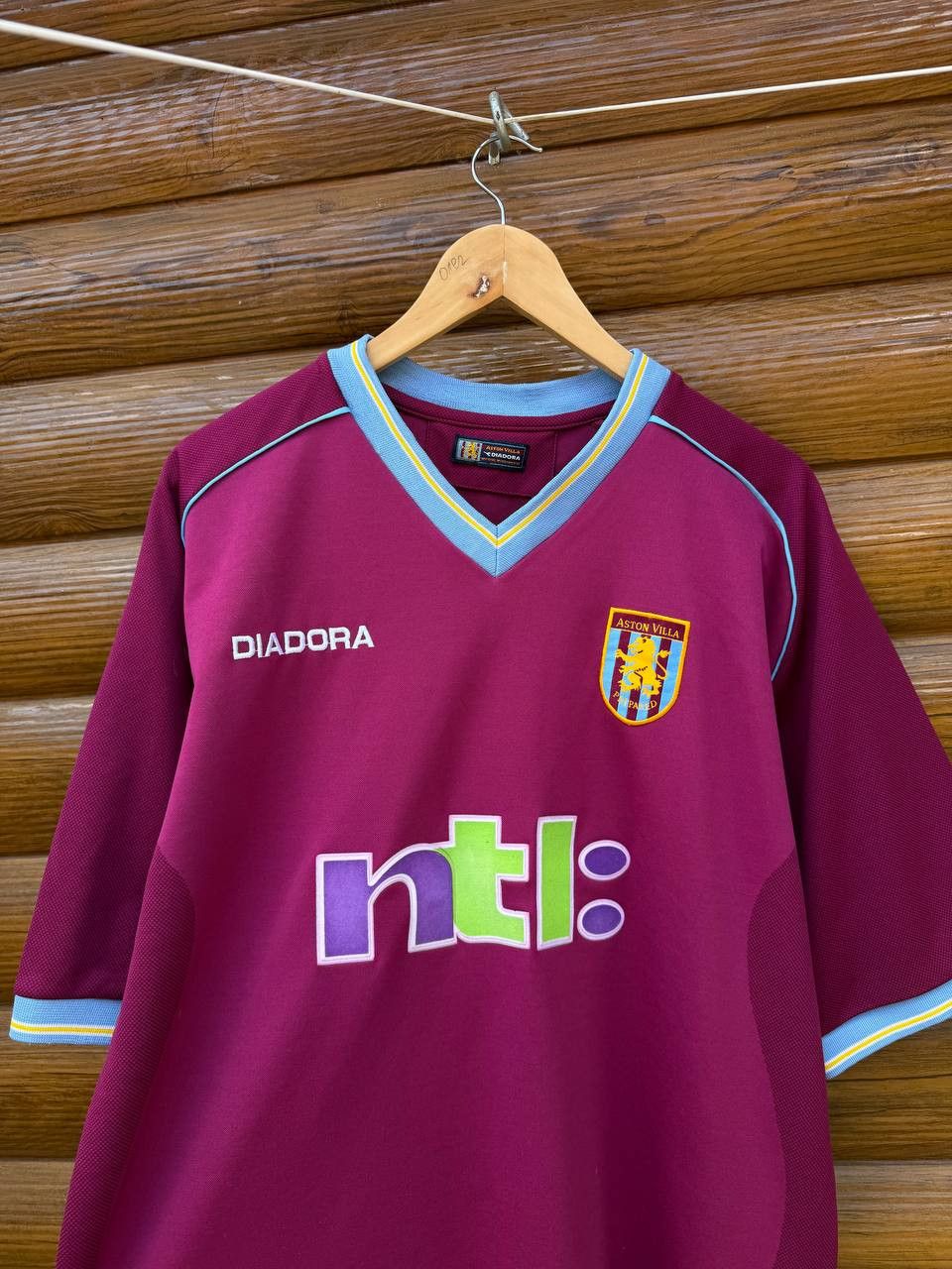 Diadora Aston Villa 2000-2001 Diadora Vintage Soccer Jersey XL Size US XL / EU 56 / 4 - 2 Thumbnail