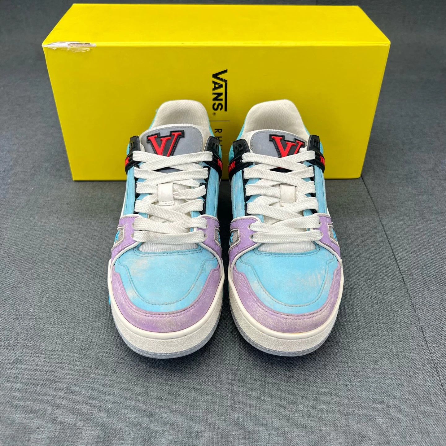 Louis Vuitton LV Trainer Macaron Good Condition Rare Size 34 Size US 4 / IT 34 - 4 Thumbnail